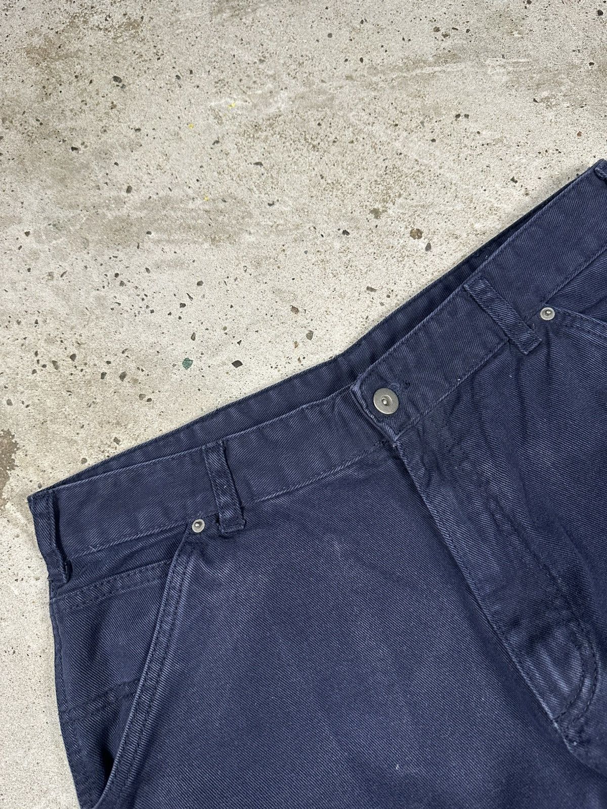 Carhartt × Vintage Vintage Y2K Carhartt Style Navy Double Knee Denim Pants Jean Size US 32 / EU 48 - 7 Thumbnail
