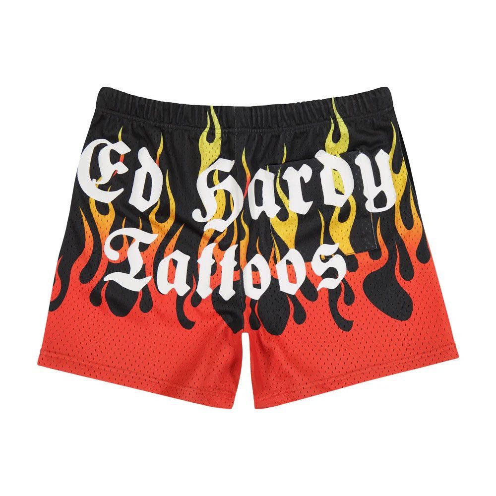 Ed Hardy FIRE LKS SKULL MENS SHORT EDD HARDY Size US 32 / EU 48 - 2 Thumbnail