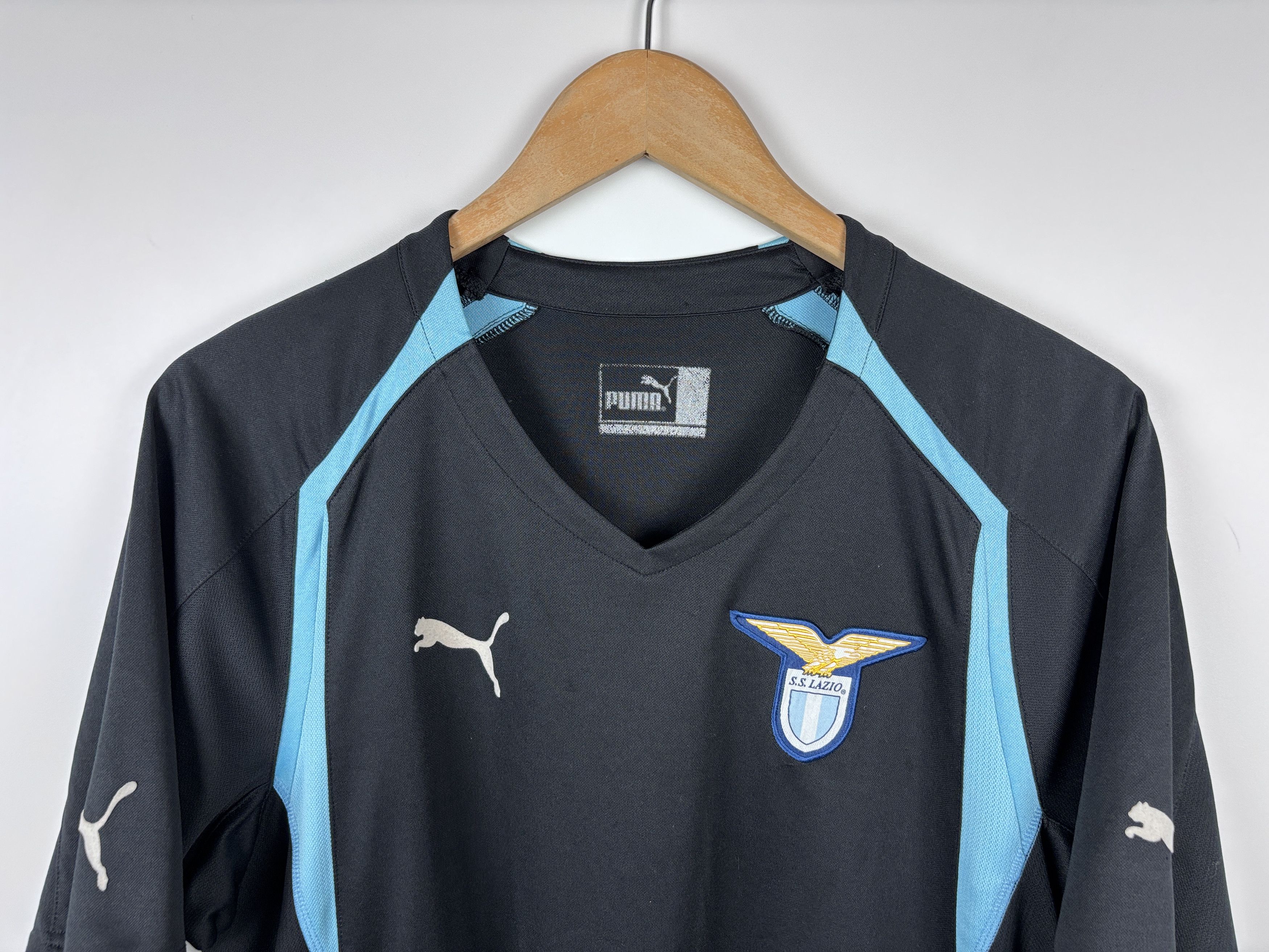 Puma Lazio 2005-06 Away Football Shirt Jersey Puma Mens Size L Size US L / EU 52-54 / 3 - 2 Thumbnail