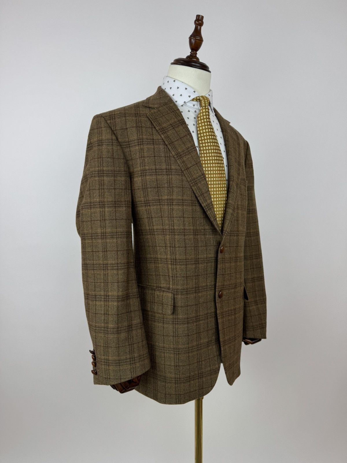 Other atelier torino pure wool plaid blazer sports jacket vintage Size 50R - 4 Thumbnail