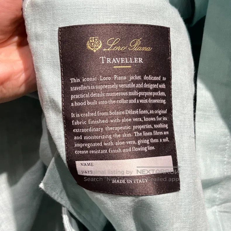 Loro Piana Loro Piana Mint Green Linen Jacket Size XS / US 0-2 / IT 36-38 - 5 Thumbnail