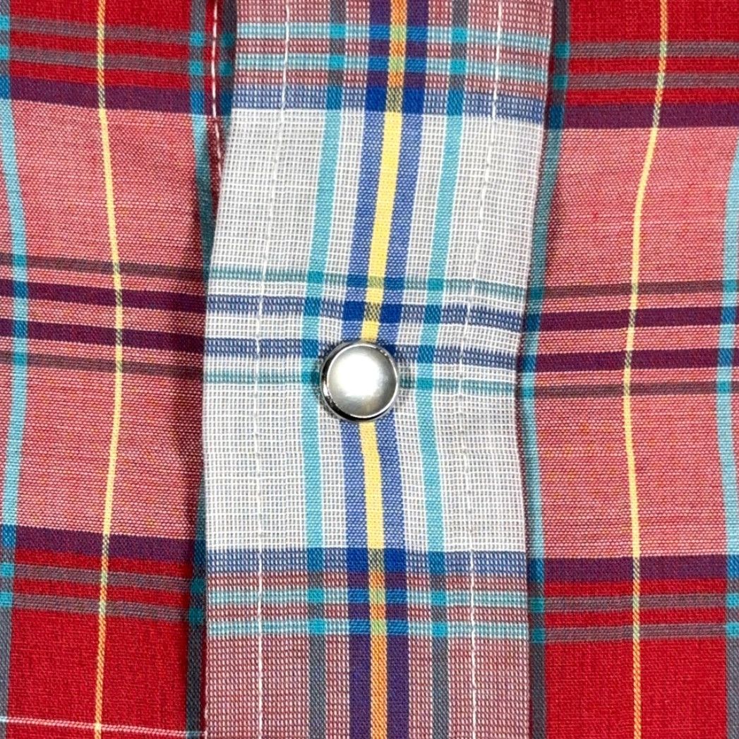 Vintage VINTAGE Open Range Western Shirt Mens XL Red Plaid Pearl Snap 90s Long Sleeve Button-Up Size US XL / EU 56 / 4 - 4 Thumbnail