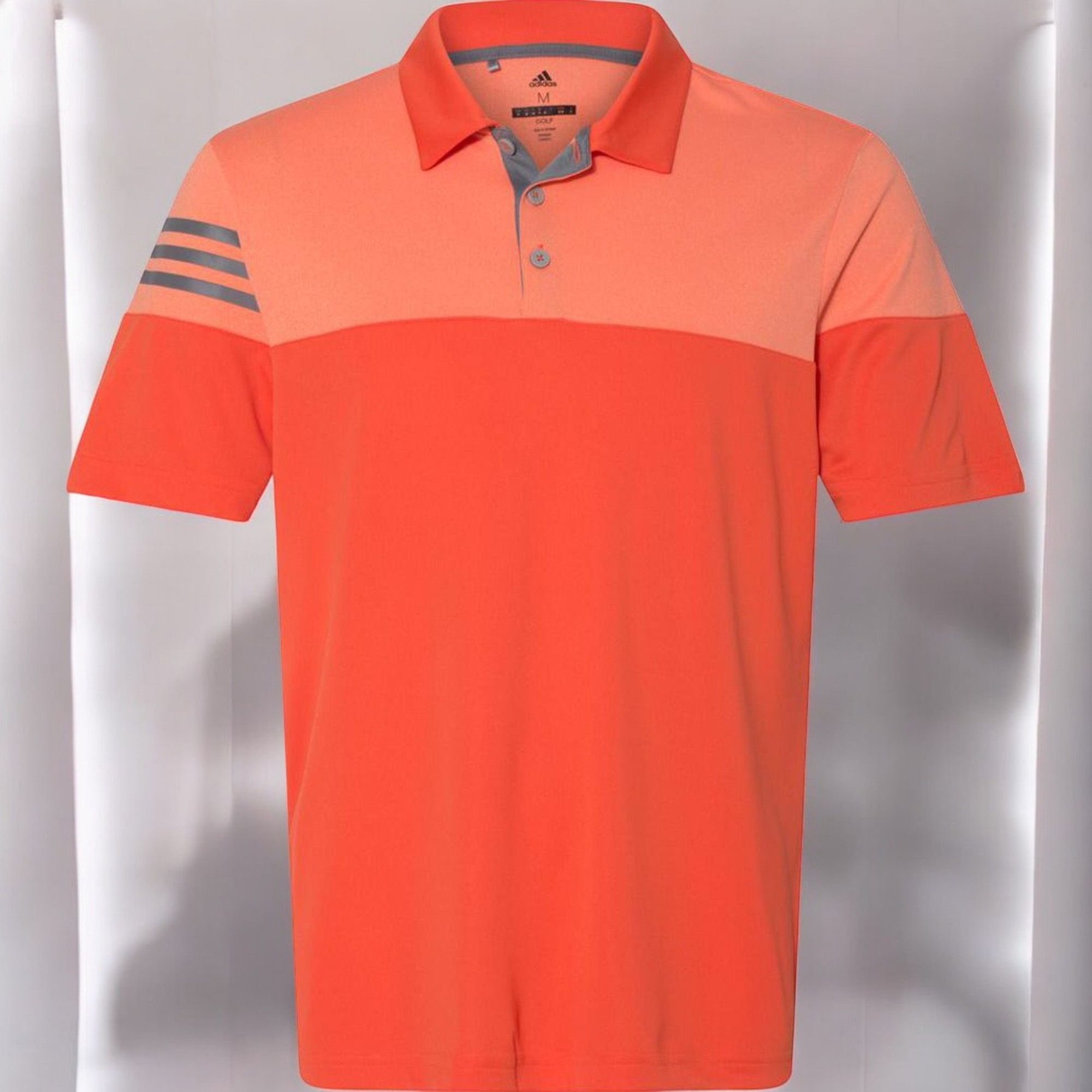 Adidas Adidas Two Tone Orange Golf Polo Shirt NEW XL Size US XL / EU 56 / 4 - 6 Thumbnail
