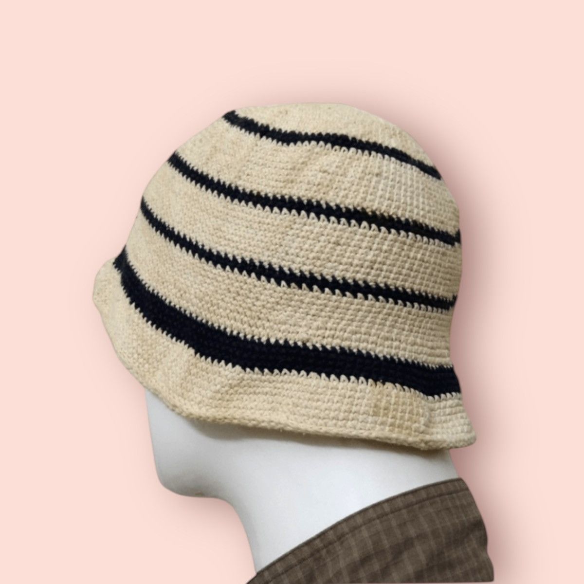 Japanese Brand × Vintage VINTAGE JAPAN ISSEY MIYAKE INSPIRED KNITTED BUCKET HAT Size ONE SIZE - 1 Thumbnail