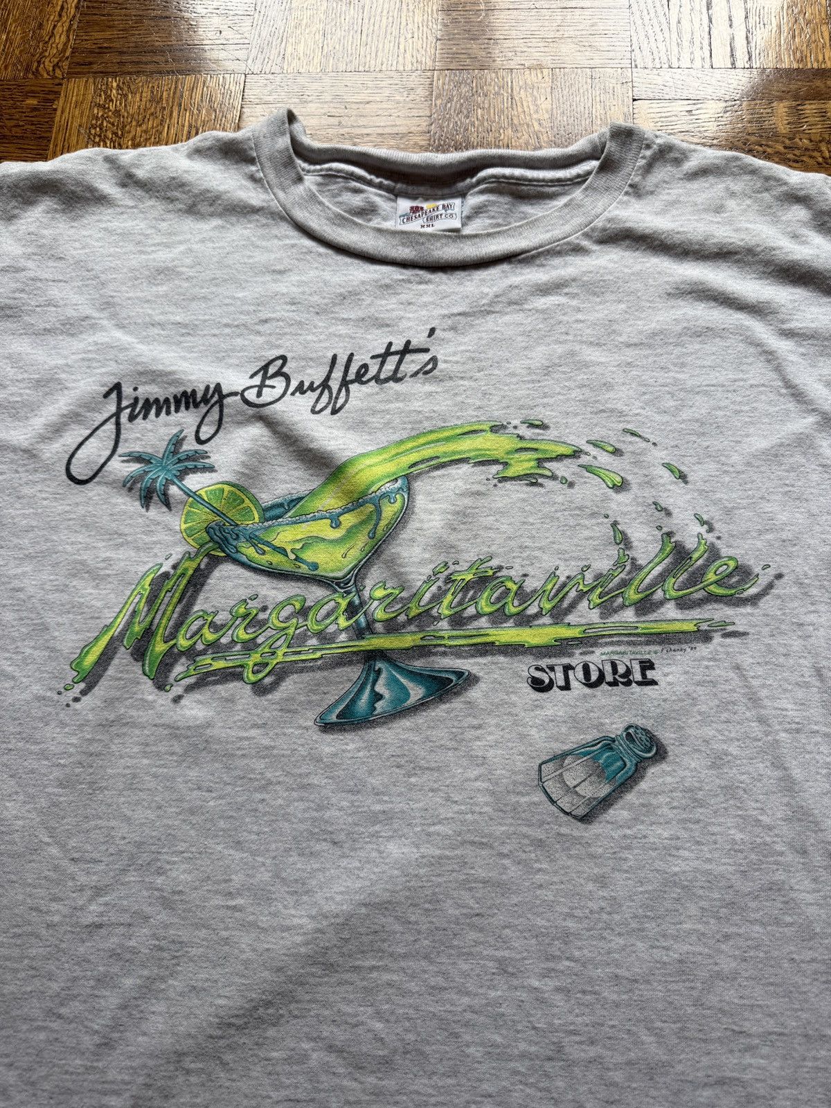 Vintage Vintage 80s Jimmy Buffett Margaritaville Graphic Tee Size US XXL / EU 58 / 5 - 2 Thumbnail
