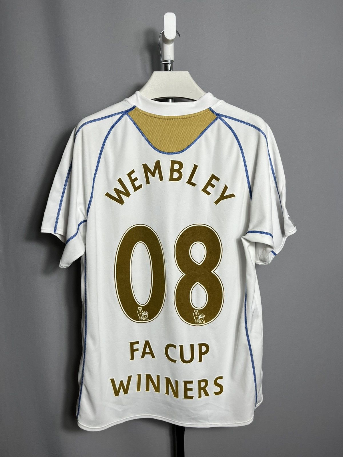 Canterbury of New Zealand × Sports Specialties × Vintage Canterbury Portsmouth fc 2008 #08 wembley fa cup winners Size US XL / EU 56 / 4 - 1 Thumbnail