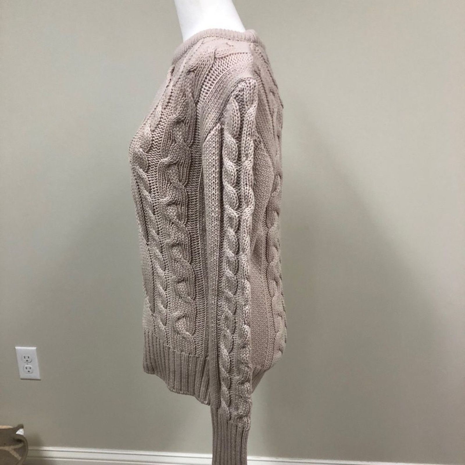 Peregrine Peregrine Merino Wool Cable Sweater Size S / US 4 / IT 40 - 2 Thumbnail