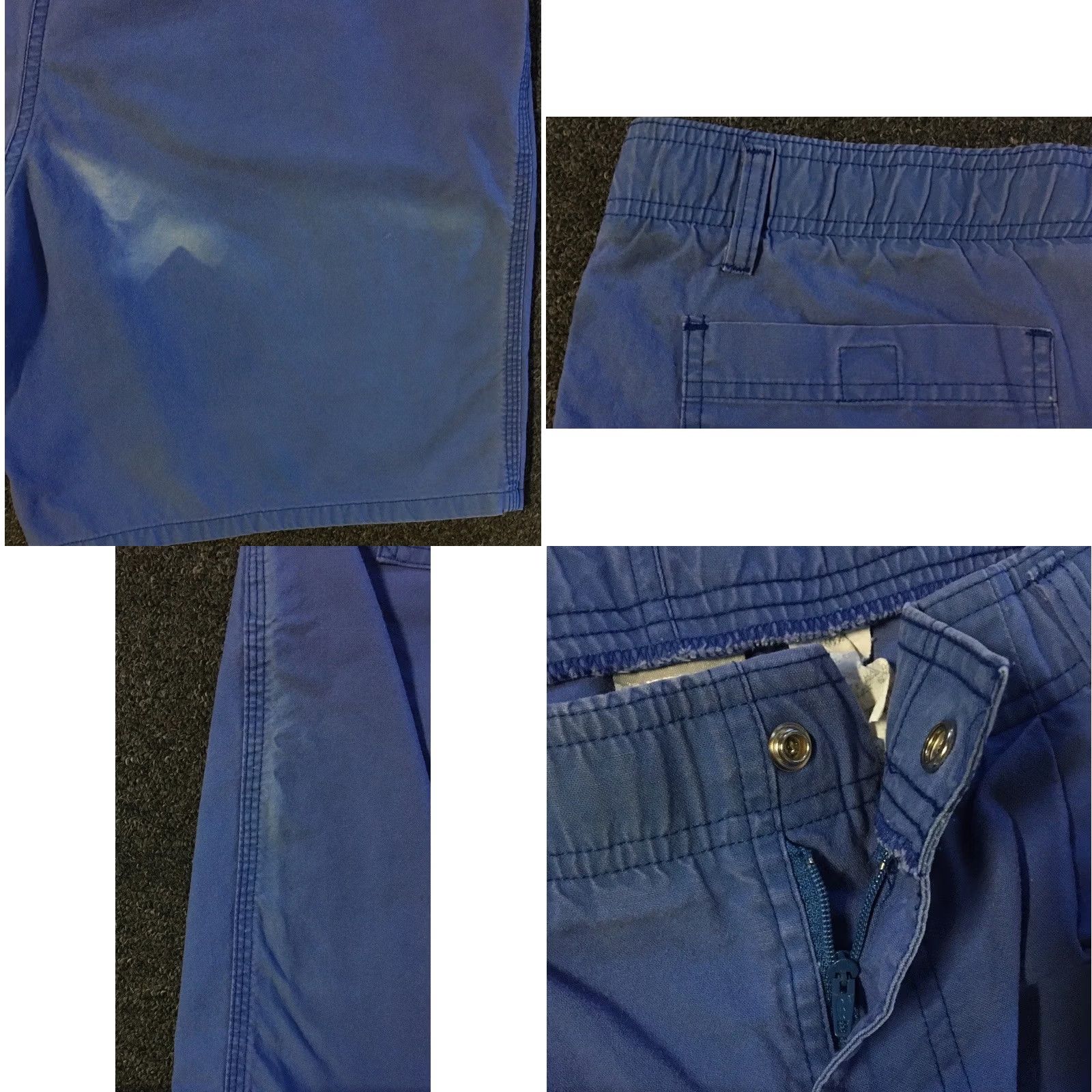 Billabong VINTAGE Ocean Pacific Faded Shorts L Blue Geometric Pattern Surf Skate 80s 90s Billabong Mens CGH Size US 33 - 8 Thumbnail