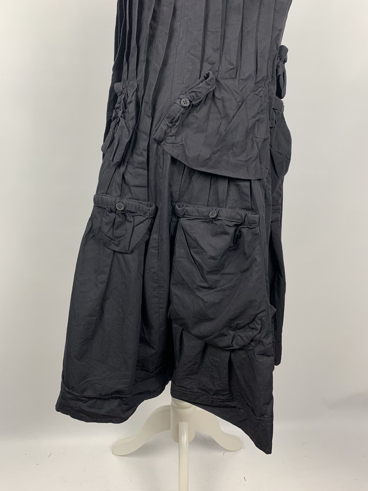 Rundholz Rundholz Avant-Garde Pleated Cargo Multipocket Dress Black Size M / US 6-8 / IT 42-44 - 7 Thumbnail