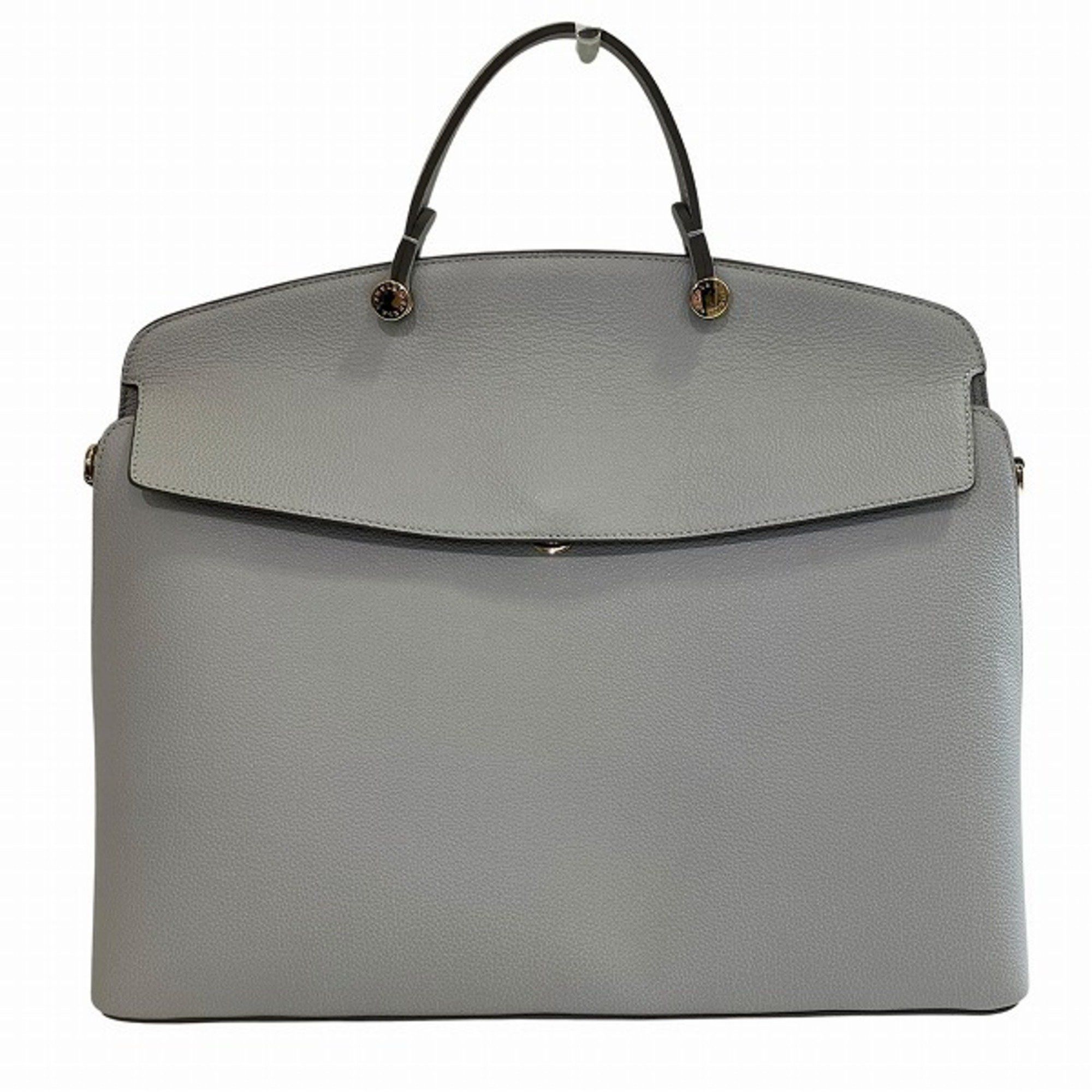 Furla FURLA Light Grey Leather Bag Handbag Shoulder Women's Size ONE SIZE - 1 Thumbnail