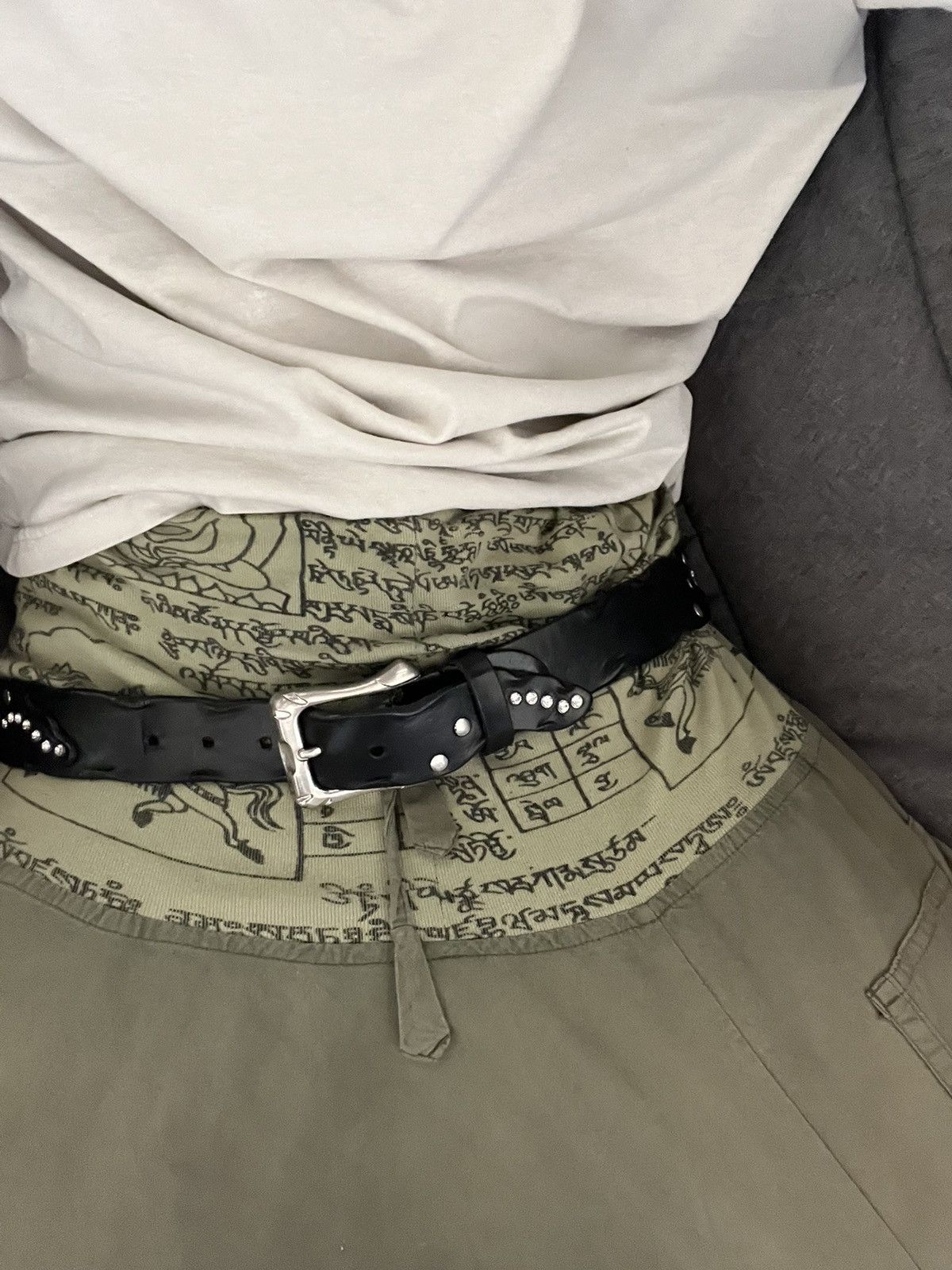 00s kmrii leather belt japanese label