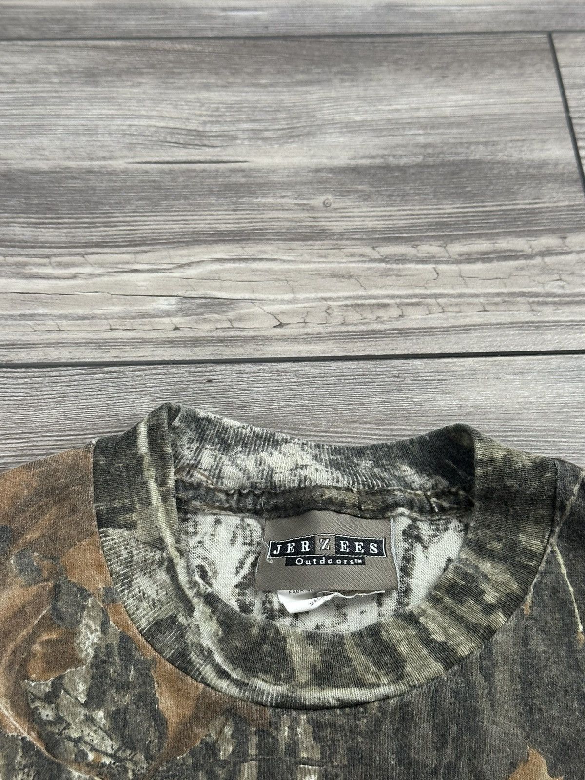 Jerzees Y2K Jerzees Real Tree Camo Pocket Longsleeve Size US M / EU 48-50 / 2 - 4 Thumbnail