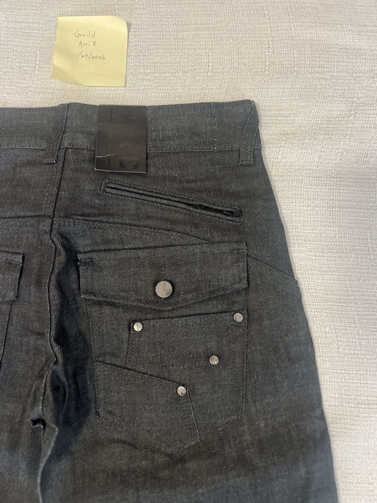 Other Goldspun G7 Black Grey Denim Pants, Multi Pocket Men's Size 32 Size US 32 / EU 48 - 14 Thumbnail