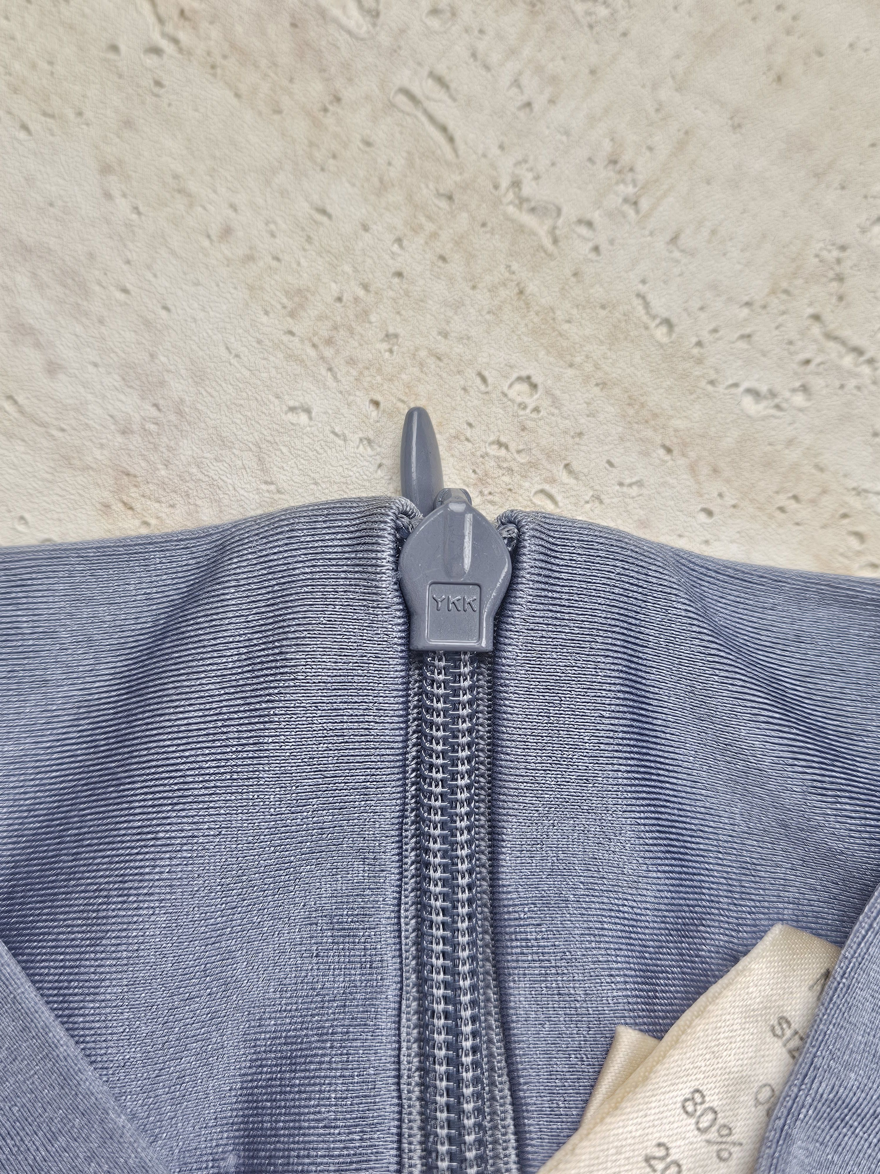 Issey Miyake Greyish Blue Crew Neck Top Size S / US 4 / IT 40 - 3 Thumbnail