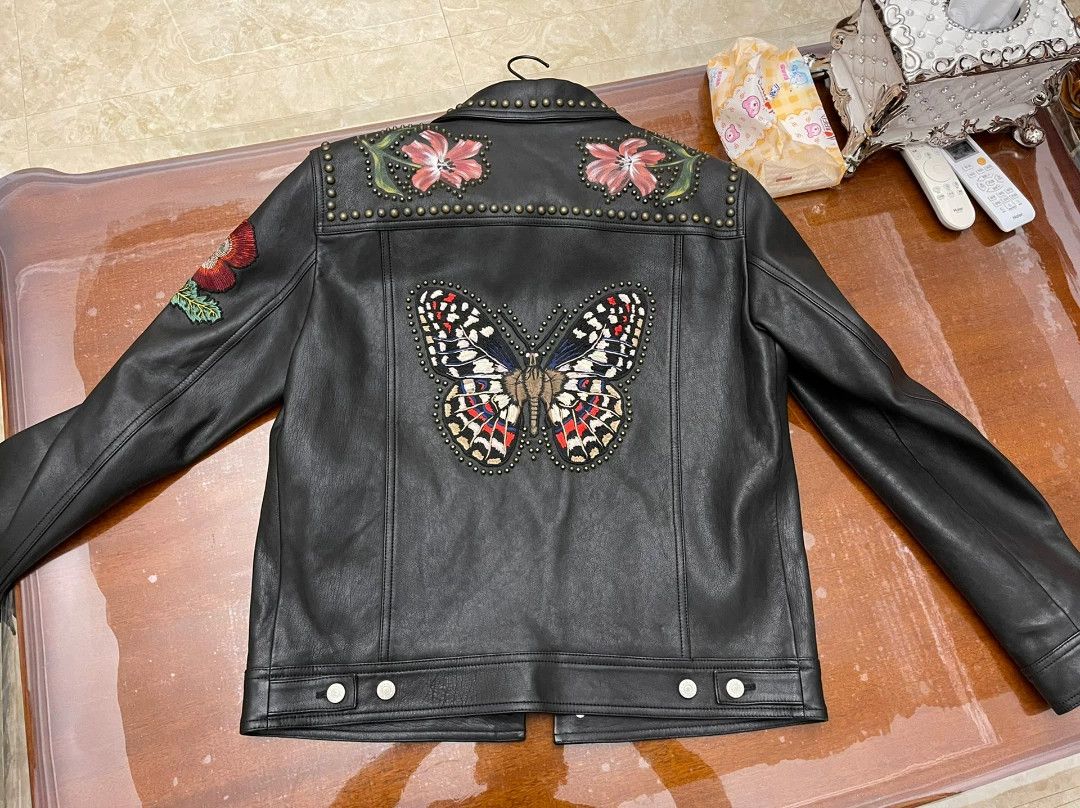Gucci Gucci Leather Jacket Runway 99 New Sz48 Authentic Size US M / EU 48-50 / 2 - 2 Thumbnail