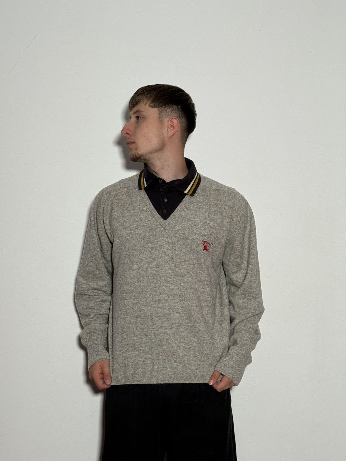 Burberry Vintage burberrys sweater Size US XL / EU 56 / 4 - 2 Thumbnail