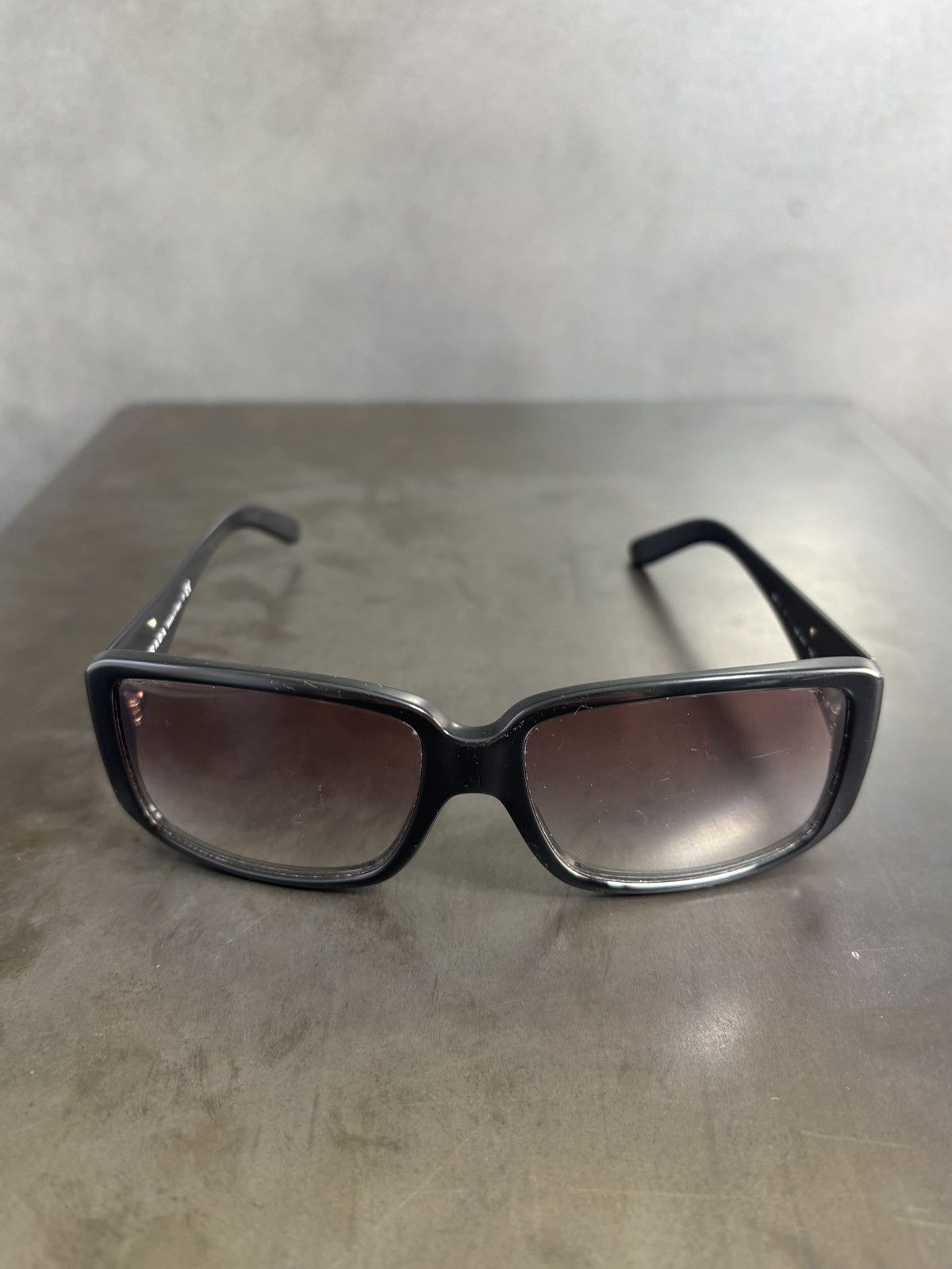 Y2K Prada Sunglasses SPR16L Triangle Logo Case 2000s Vintage