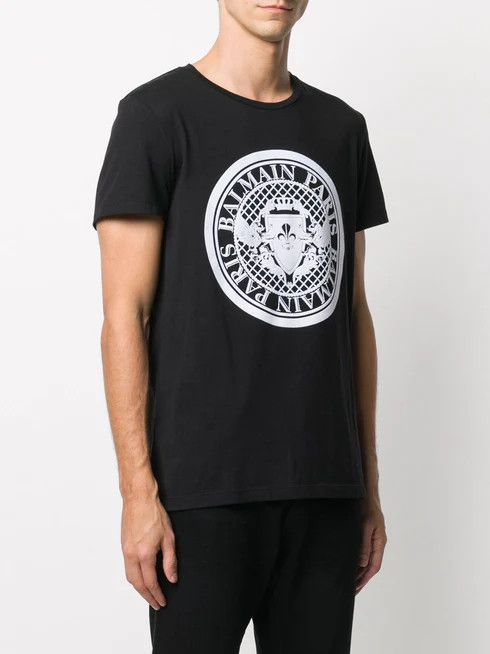 Balmain o1y0426 Crewneck T-Shirt in Black Size US S / EU 44-46 / 1 - 3 Thumbnail