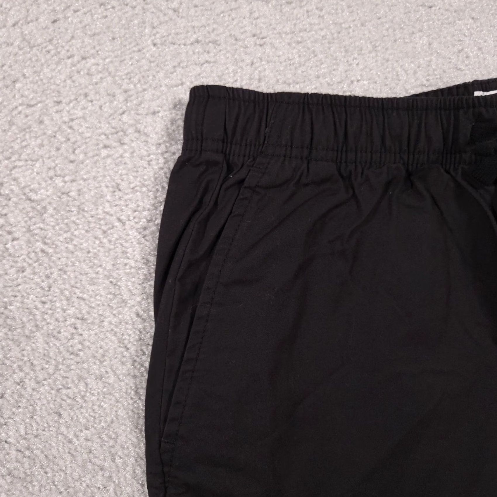 Gap Gap Mens XS Black 9 Inch Easy Short Elastic Waist Drawstring Pockets Chino Relaxed Casual Shirt Size US 27 - 4 Thumbnail