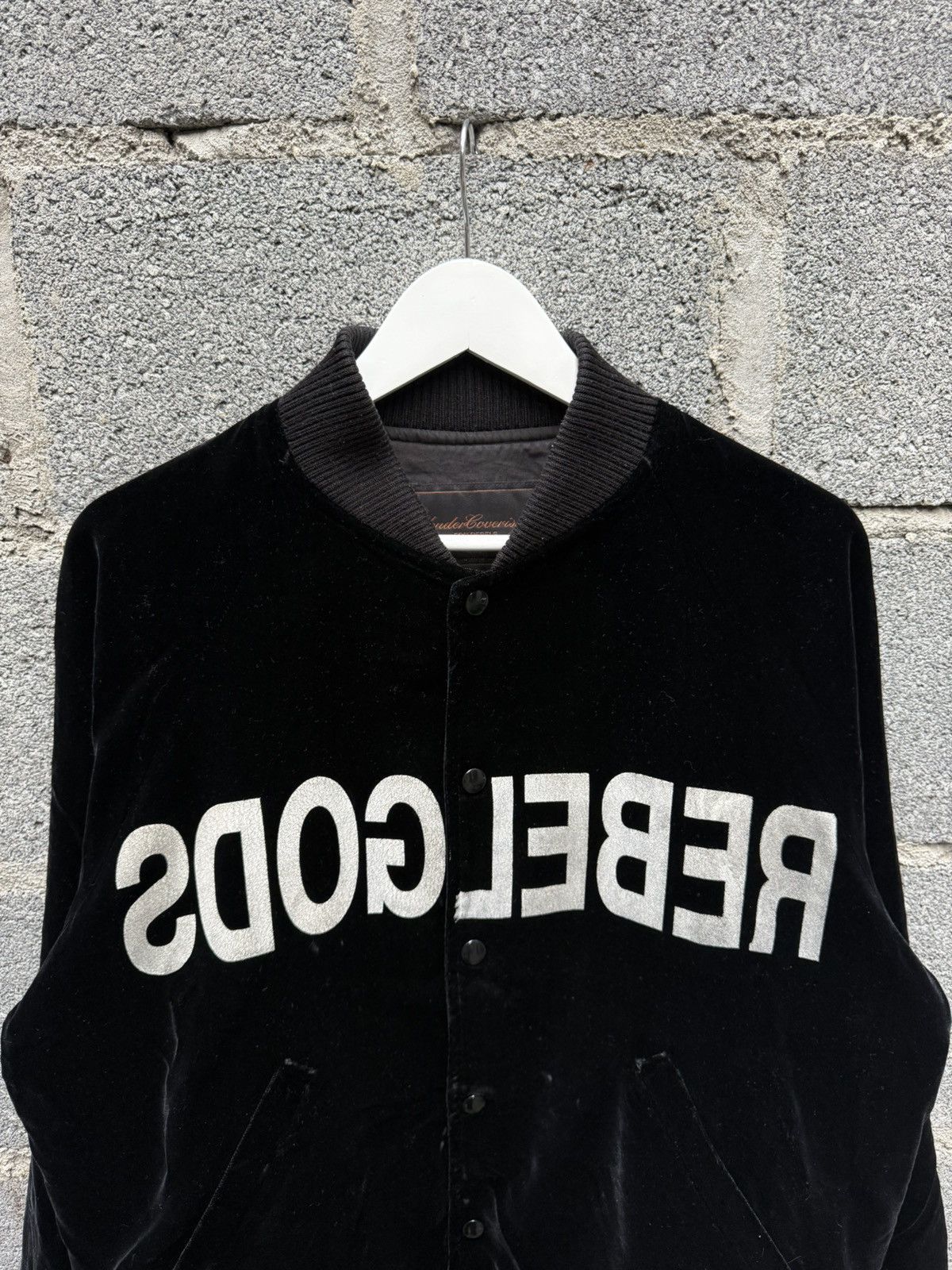 Undercover AW02 Undercover Rebelgods Velour Bomber Jacket Size US M / EU 48-50 / 2 - 3 Thumbnail