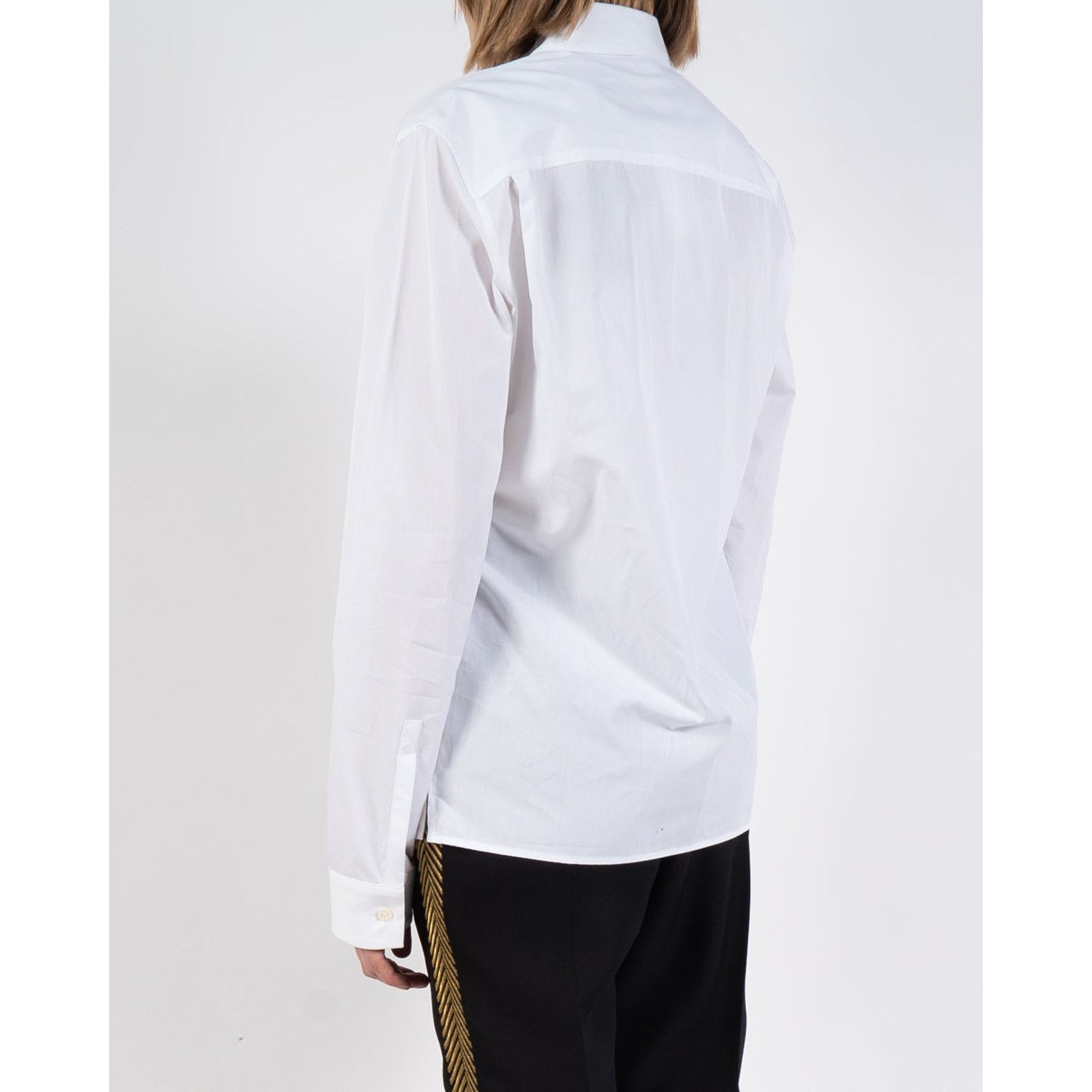 Haider Ackermann SS19 Classic White Byron Cotton Shirt Size XS / US 0-2 / IT 36-38 - 4 Thumbnail