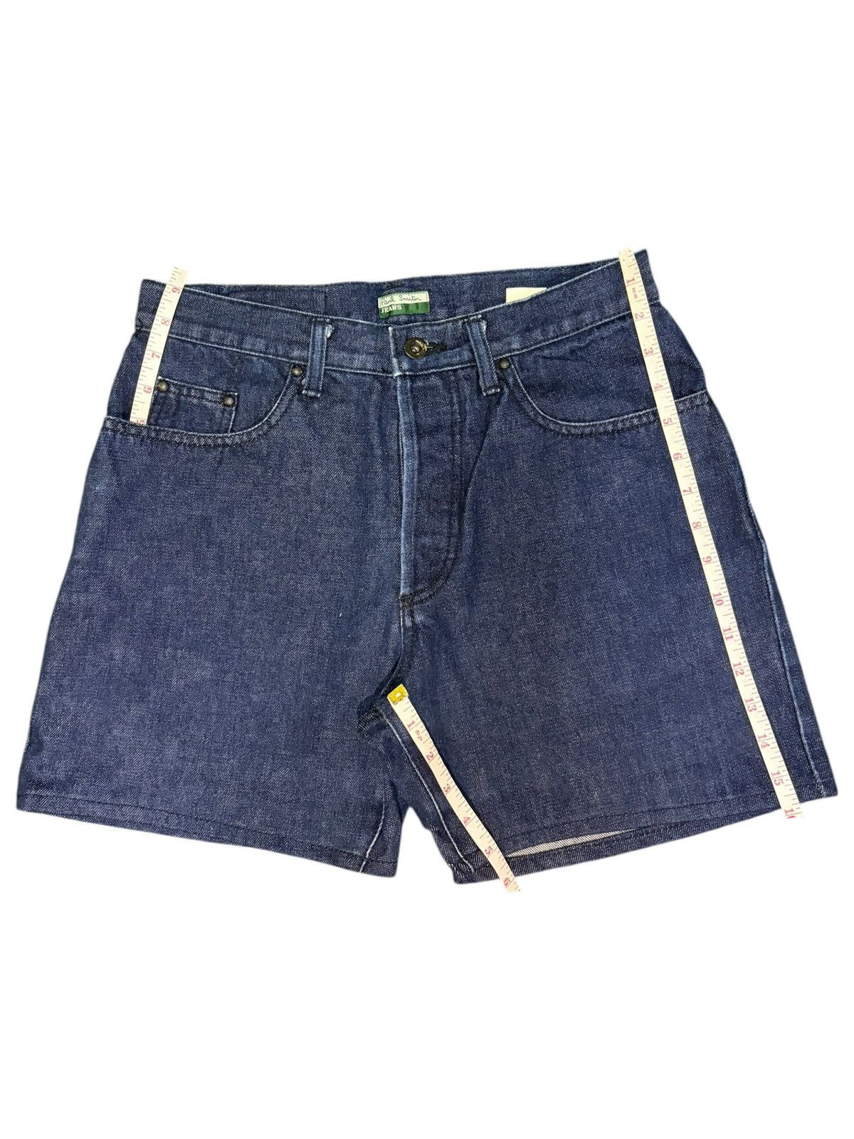 Paul Smith Vintage Paul Smith Blue Wash Selvedge Jean Shorts Size 28" / US 6 / IT 42 - 6 Thumbnail