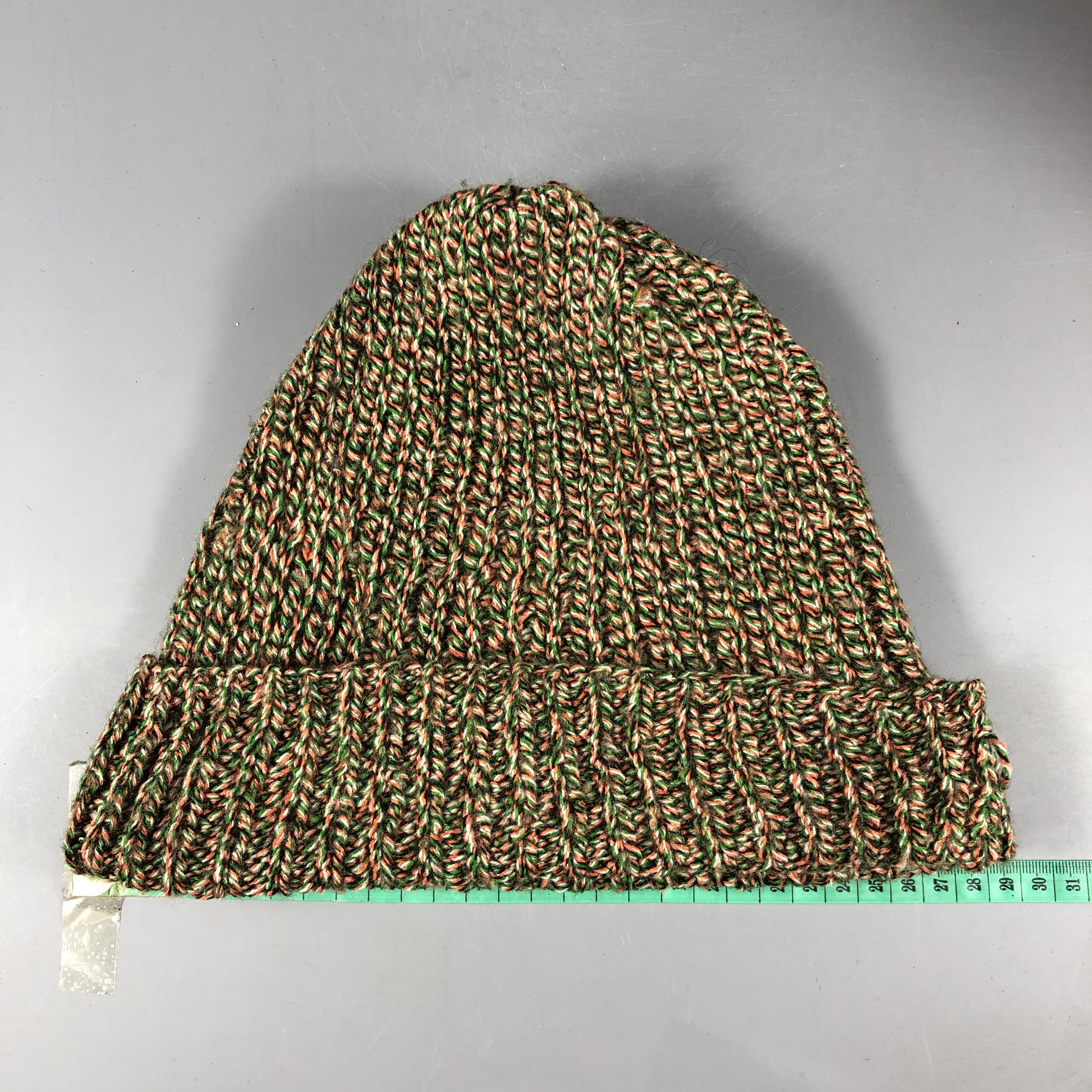 Japanese Brand Multicolor Crochet Knit Beanie Size ONE SIZE - 3 Thumbnail