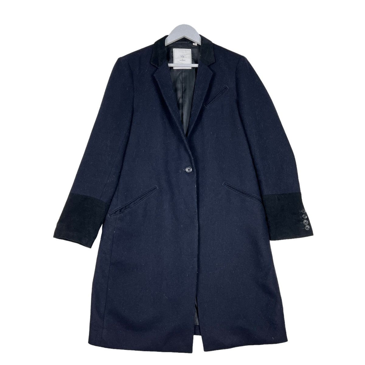 Jun Takahashi 🔥 UU UNDERCOVER JUN TAKAHASHI UNIQLO LONG COAT Size US S / EU 44-46 / 1 - 2 Thumbnail