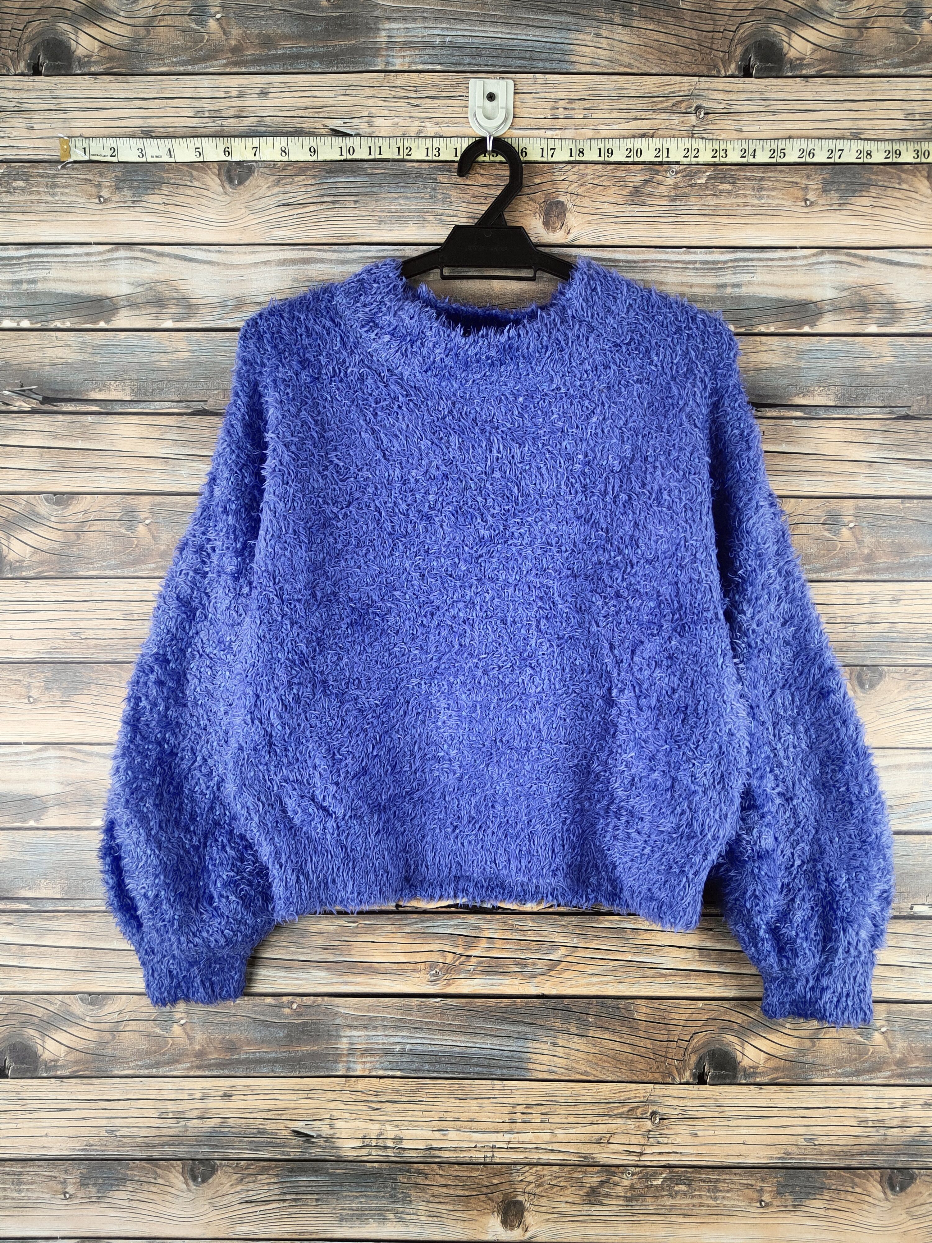 Japanese Brand DL Earth Music & Ecology Fur shaggy Mohair Knitwear #46-999 Size M / US 6-8 / IT 42-44 - 1 Thumbnail