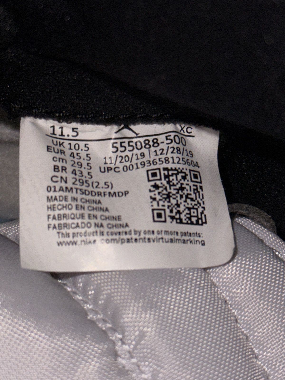 Jordan Brand 2020 Air Jordan 1 Retro High OG 'Court Purple 2.0 Size 11.5 Size US 11.5 / EU 44-45 - 8 Thumbnail