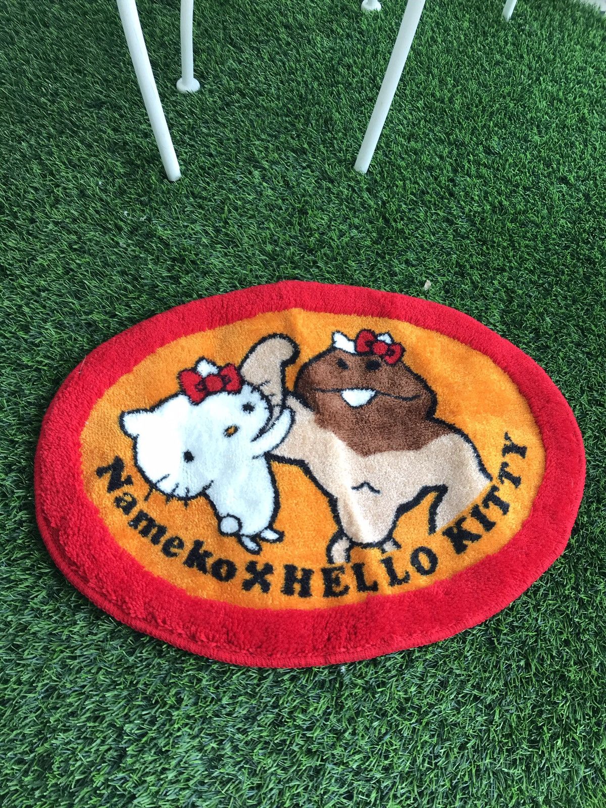 Japanese Brand × Vintage HELLO KITTY X NAMEKO DOOR MAT BY SANRIO 🇯🇵 Size ONE SIZE - 1 Thumbnail