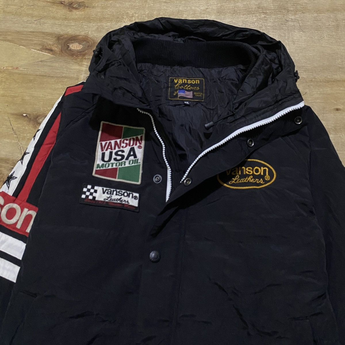 Japanese Brand × Vanson Leathers Vanson leathers down jacket Size US XXL / EU 58 / 5 - 3 Thumbnail