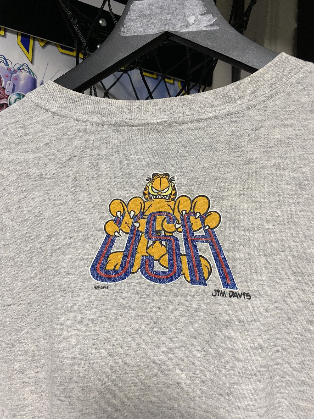 Vintage × Warner Bros Vintage 90’s Garfield Cartoon Tee Shirt Medium Size US M / EU 48-50 / 2 - 2 Thumbnail