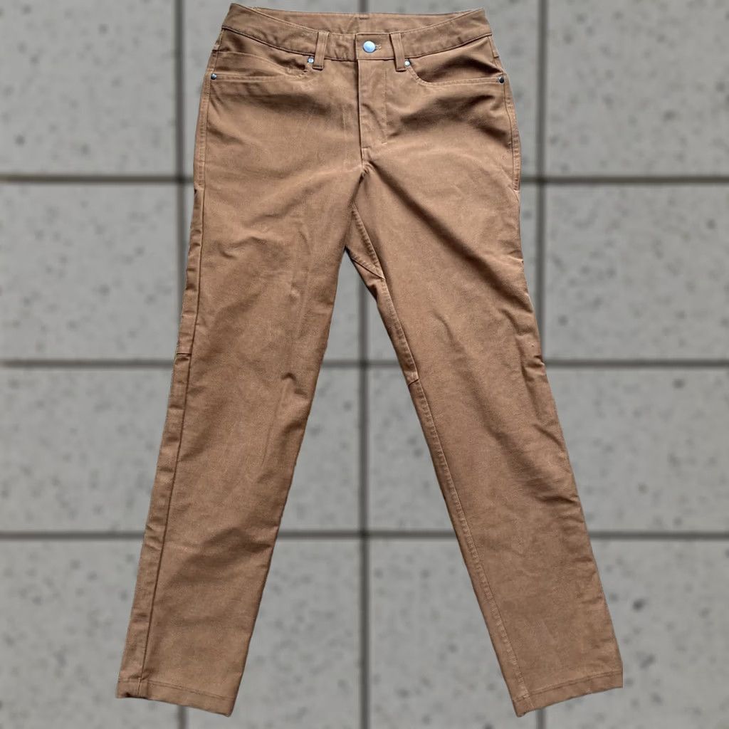Lululemon Lululemon ABC Utilitech 5-Pocket Pant Mens 28x29 Brown Straight - Classic Fit, Flat Front, Button Zip, 5-Pocket Design, City Preppy Sports Size US 28 / EU 44 - 1 Thumbnail