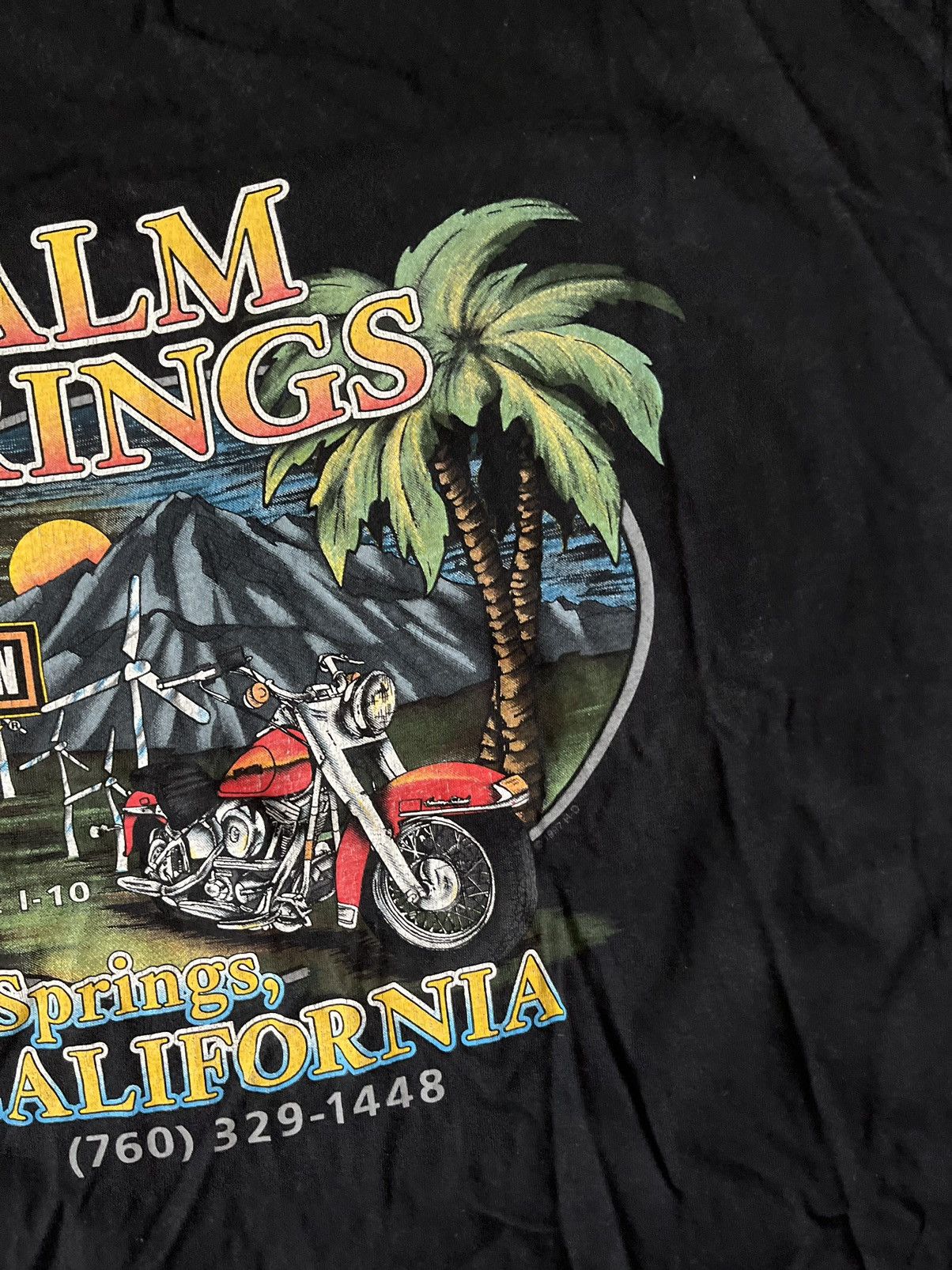 Harley Davidson × Vintage Harley Davidson Palm Springs Vintage Tee Size US XL / EU 56 / 4 - 18 Thumbnail