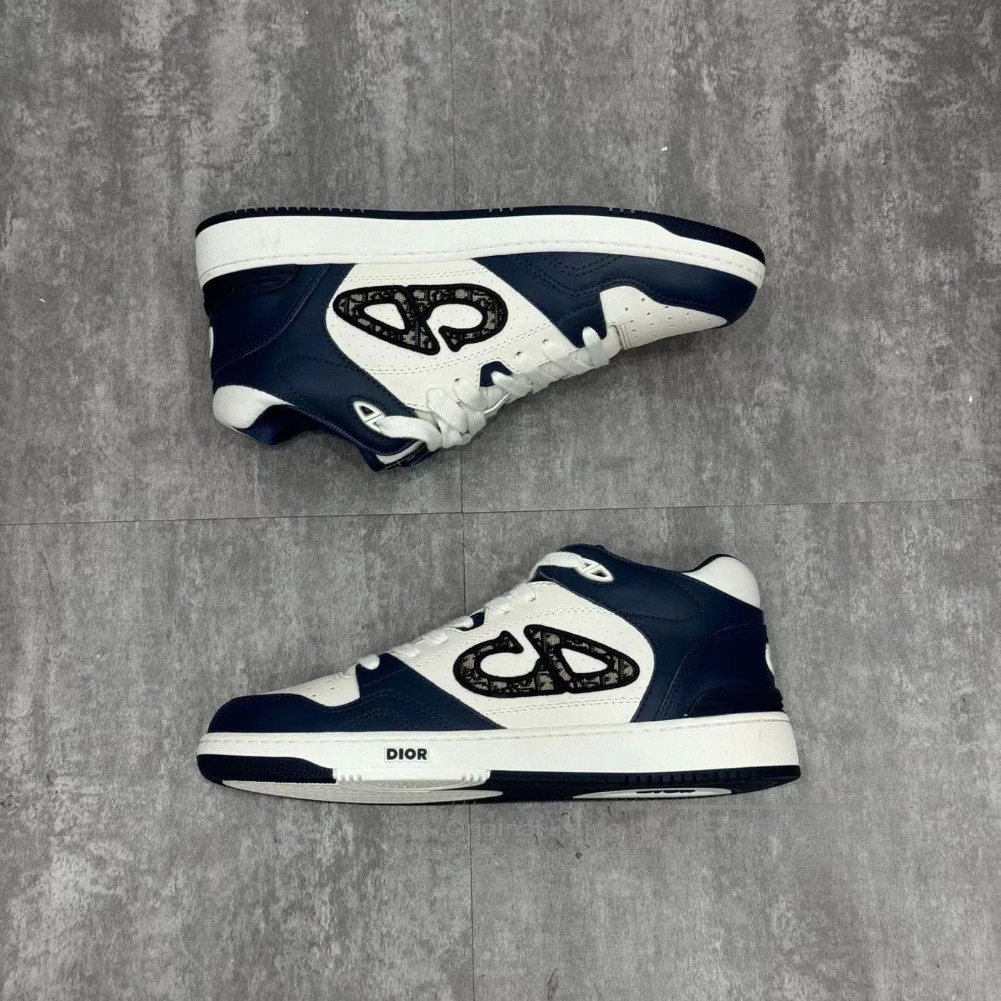 Dior Dior B57 Blue White CD Print Mid. Size US 8 / EU 41 - 4 Thumbnail