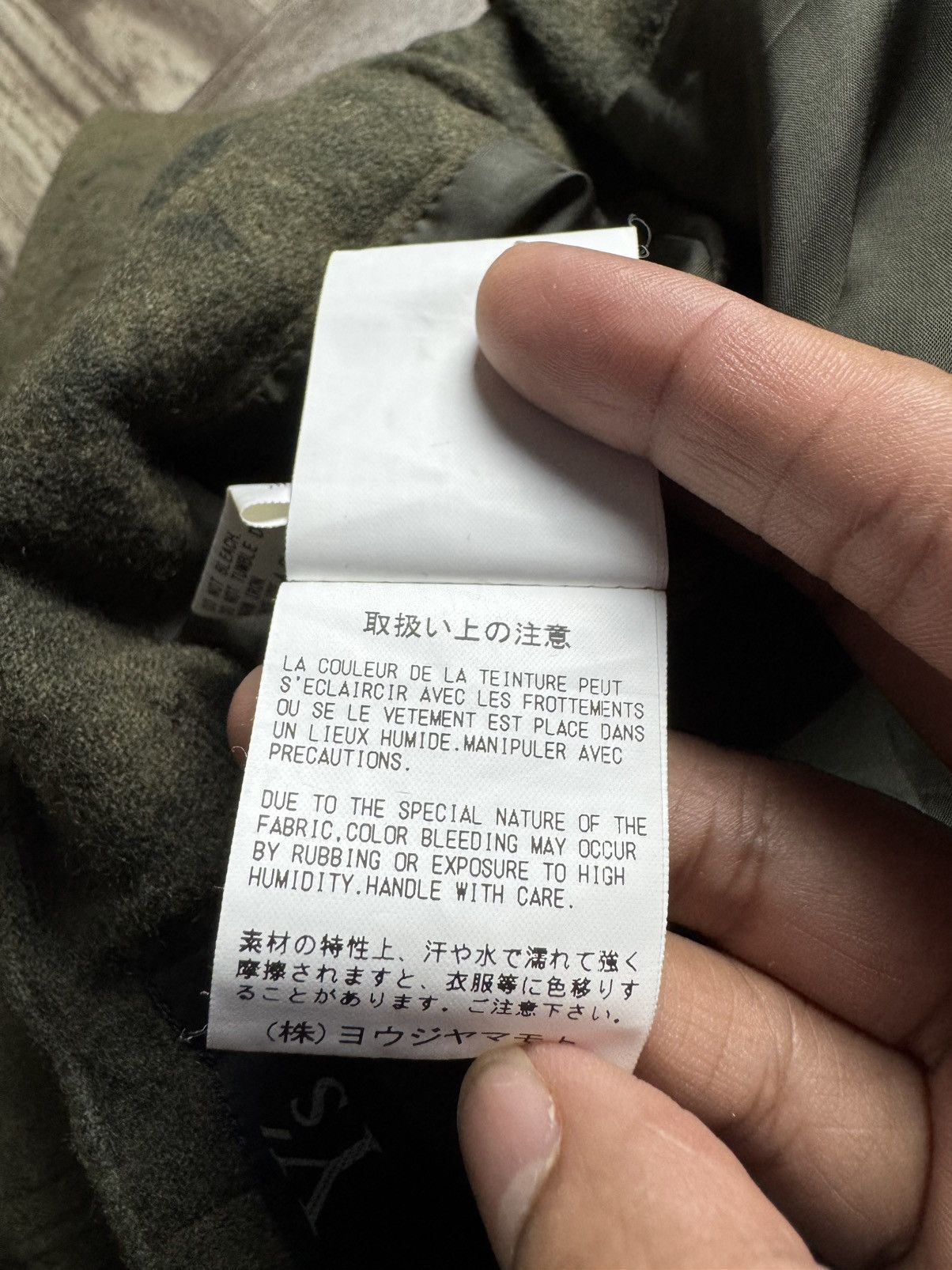 Japanese Brand × Y's × Yohji Yamamoto Y’s Yohji Yamamoto Wool Cargo Pants Size US 35 - 6 Thumbnail