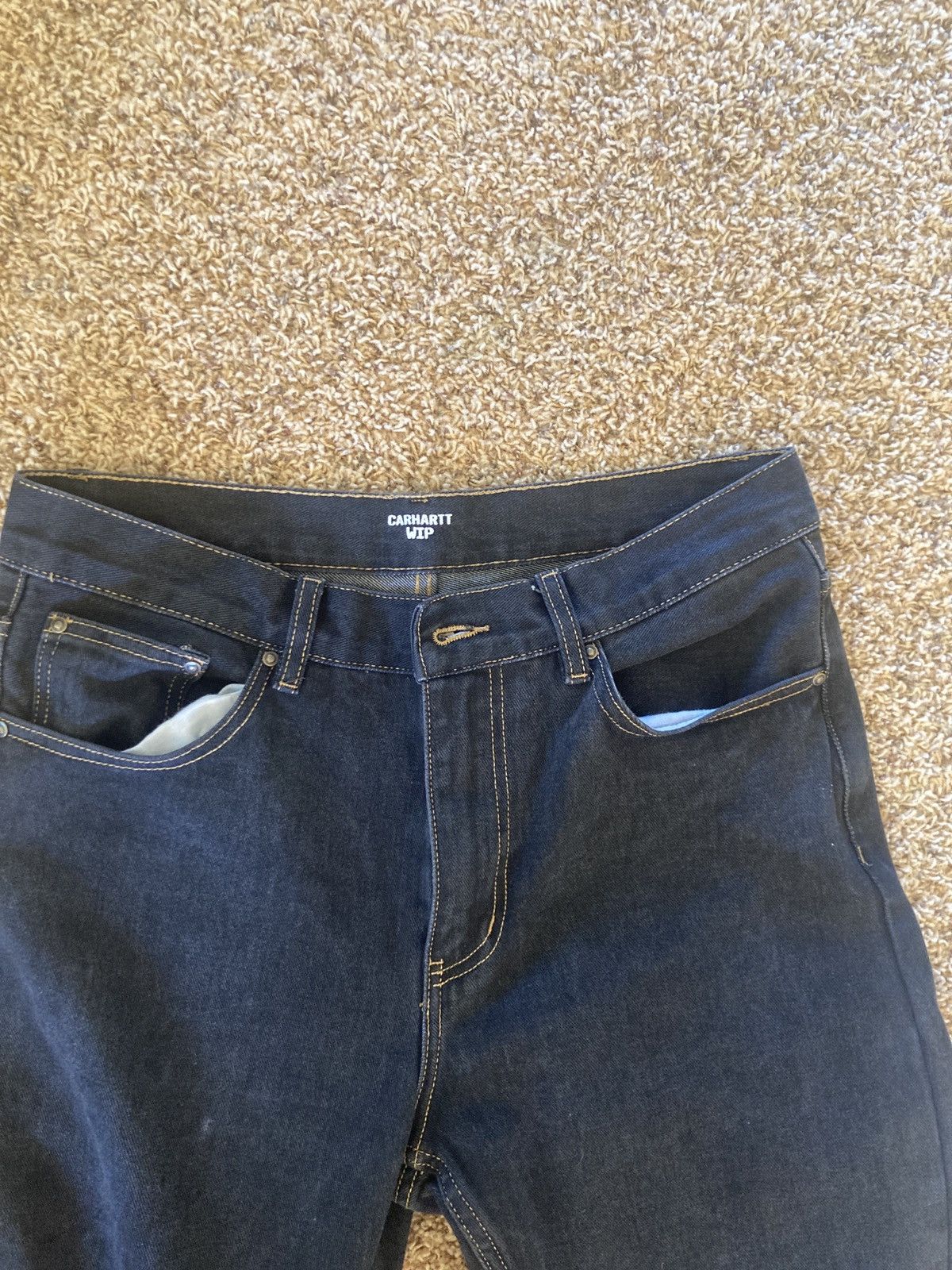 Carhartt Wip Carharrt WIP straight black jeans Size US 30 / EU 46 - 1 Thumbnail