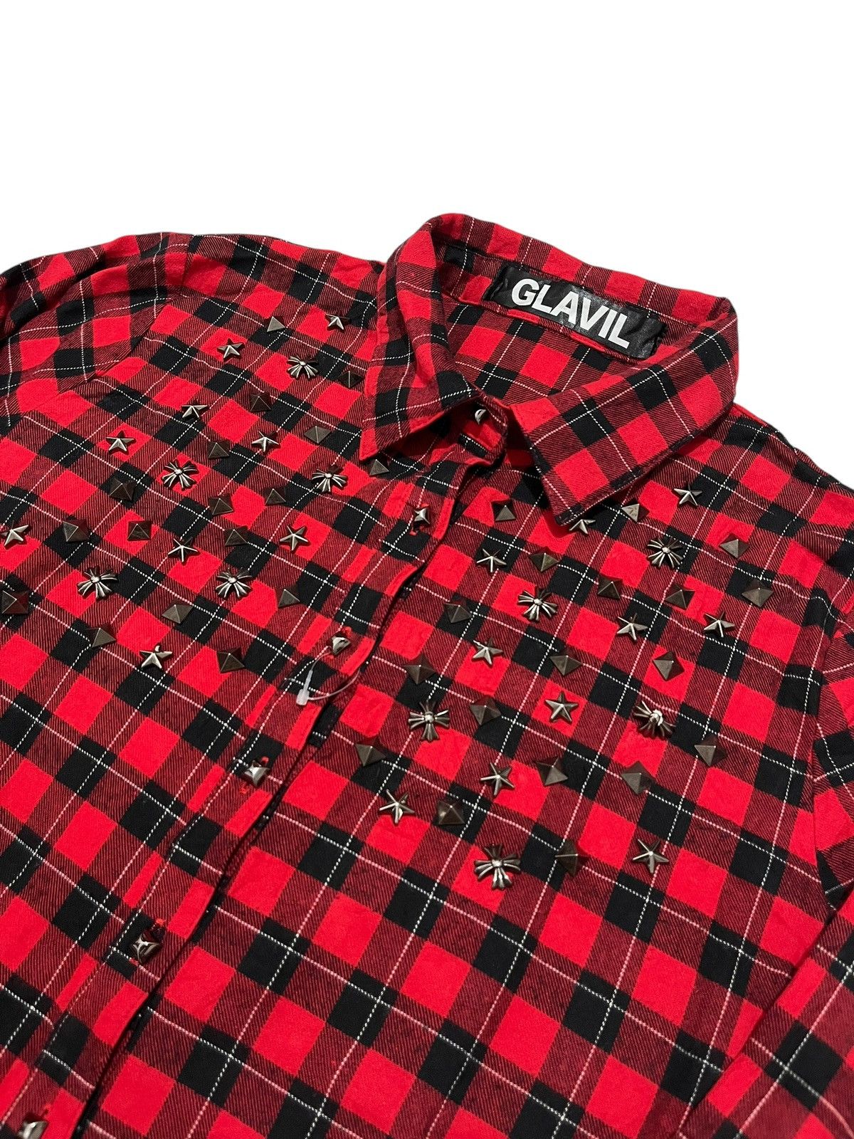 Japanese Brand GLAVIL Studded flanel punk Size S / US 4 / IT 40 - 2 Thumbnail
