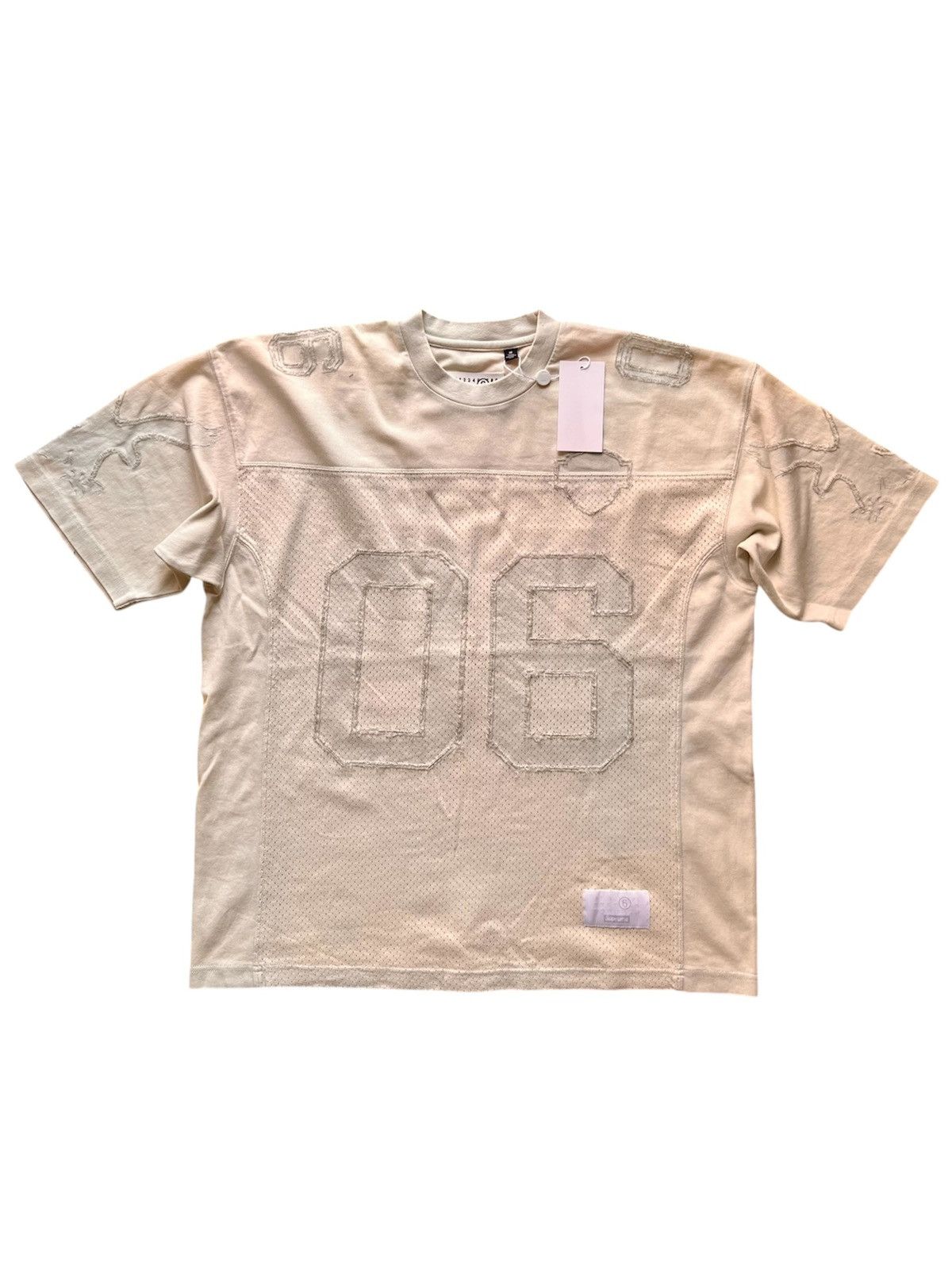 Maison Margiela × Supreme M Supreme MM6 Maison Margiela Cotton Football Jersey White Size US M / EU 48-50 / 2 - 3 Thumbnail