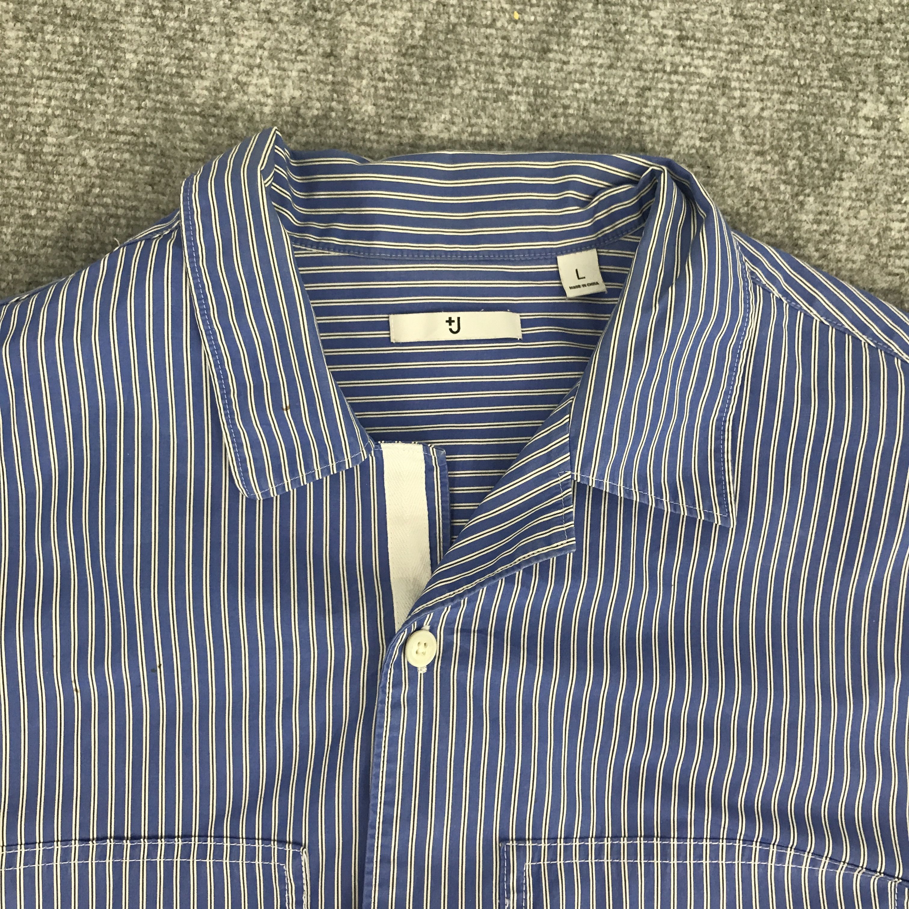 Jil Sander × Uniqlo Rare Jil Sander x striped uniqlo button jacket Size US L / EU 52-54 / 3 - 10 Thumbnail