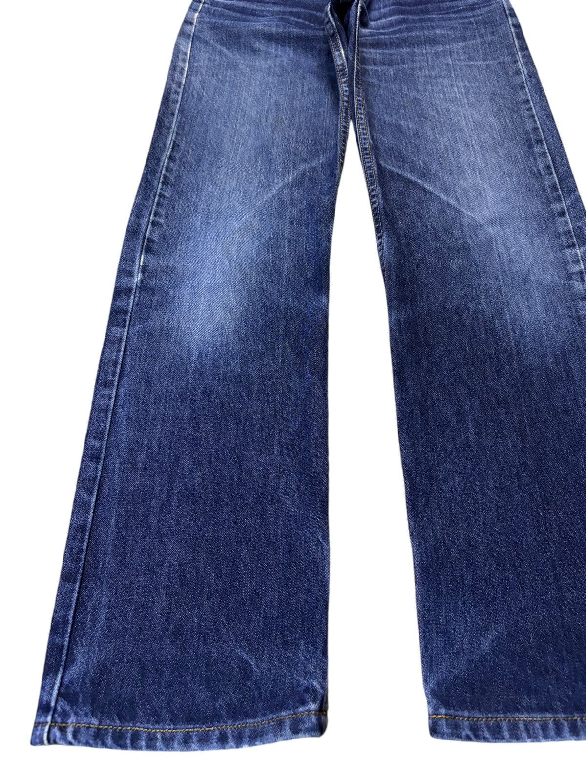 Levi's Vintage 90s Levis 607 Orange Tab Blue Wash Distressed Jeans Size US 27 - 6 Thumbnail