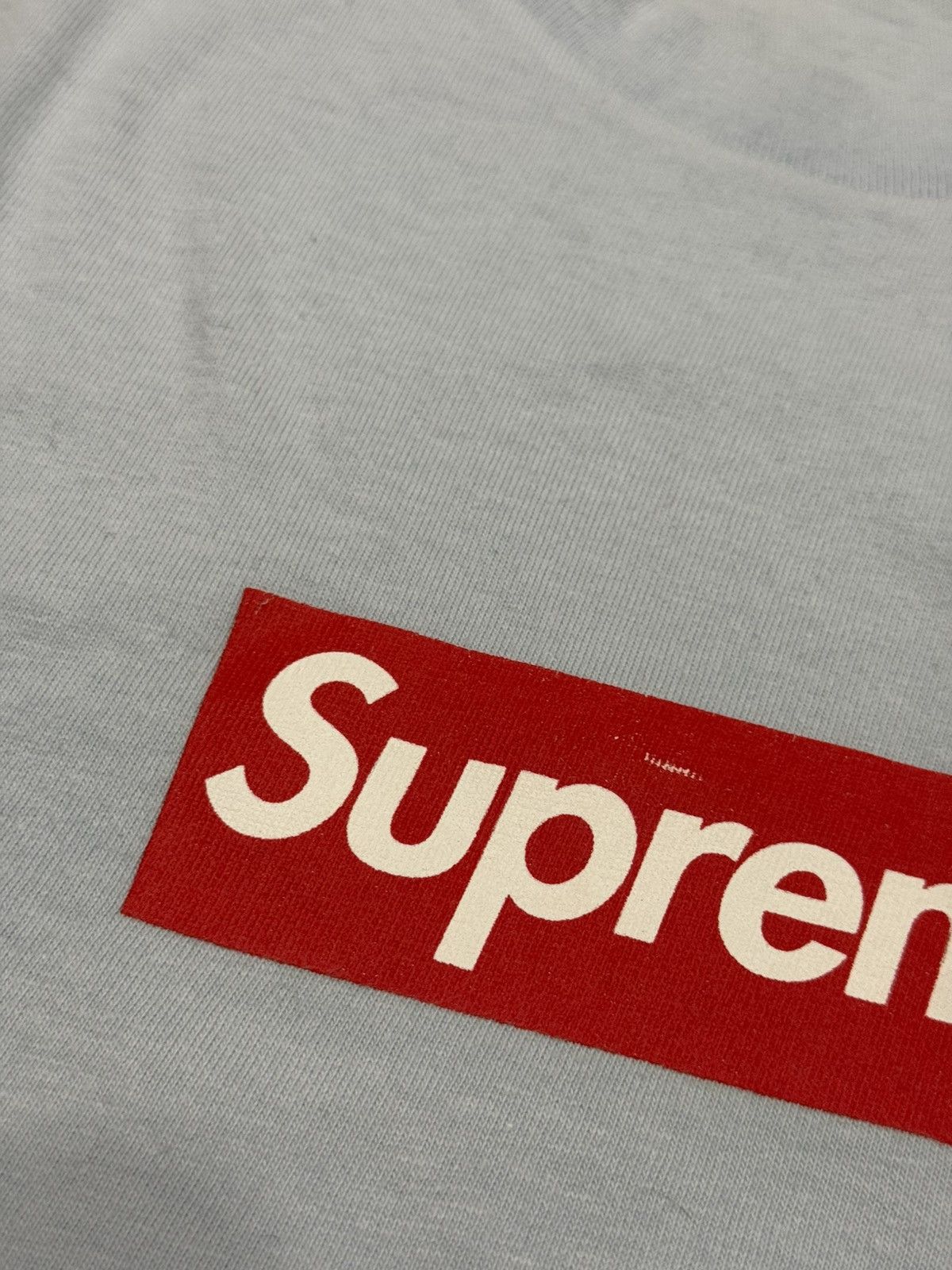 Supreme Supreme 20th Anniversary Box Logo Tee- Baby Blue Size US M / EU 48-50 / 2 - 3 Thumbnail