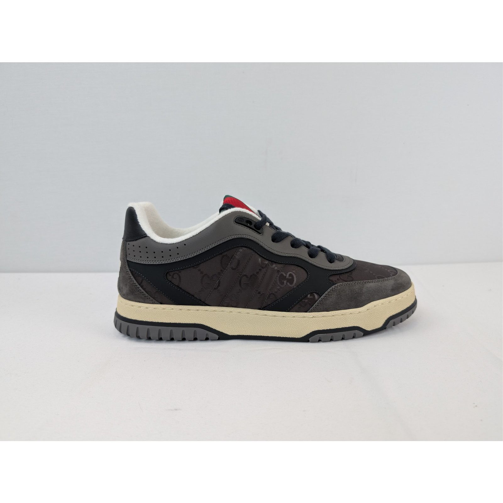 Gucci o1rshd1 GG nylon with suede and leather trims sneakers Size US 11.5 / EU 44-45 - 4 Thumbnail