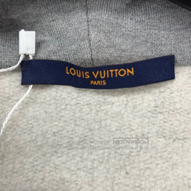 Louis Vuitton Louis Vuitton Grey Embroidered Embossed Zip Hoodie Size US S / EU 44-46 / 1 - 3 Thumbnail