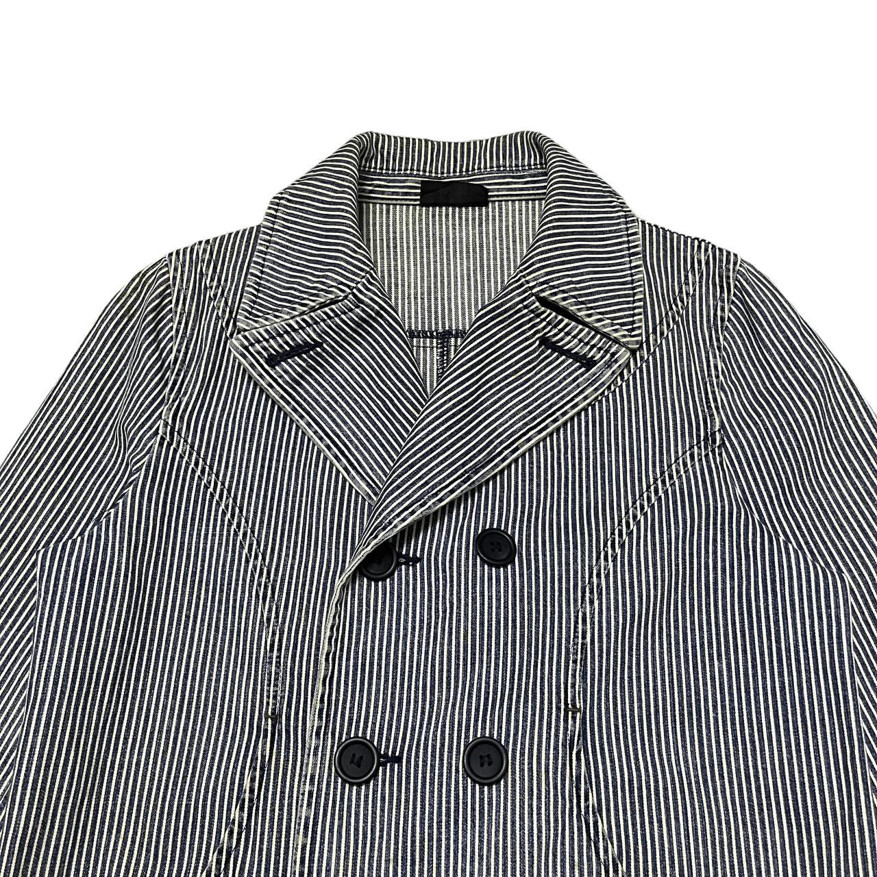 Japanese Brand Vintage A/T Atsuro Tayama Hickory Coat Jacket Unisex Size US S / EU 44-46 / 1 - 7 Thumbnail