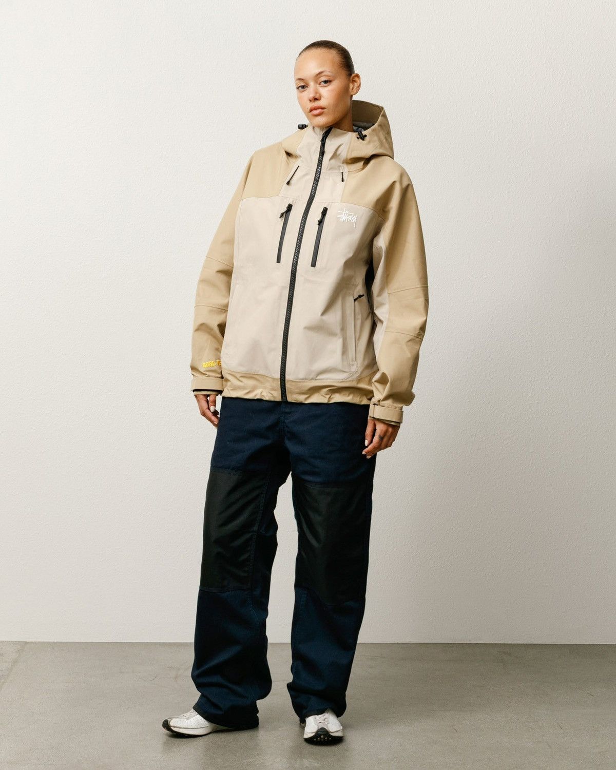 Goretex × Stussy Stussy STÜSSY GORE-TEX® GUIDE SHELL Khaki Size Large Jacket Size US L / EU 52-54 / 3 - 4 Thumbnail