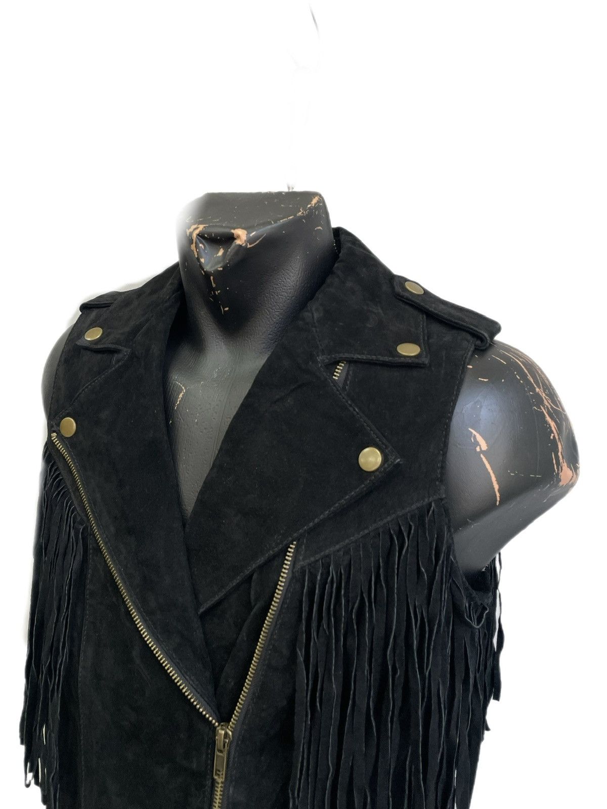 Harley Davidson Suede biker leather black suede vest 14thaddiction biker y2k Size US S / EU 44-46 / 1 - 3 Thumbnail