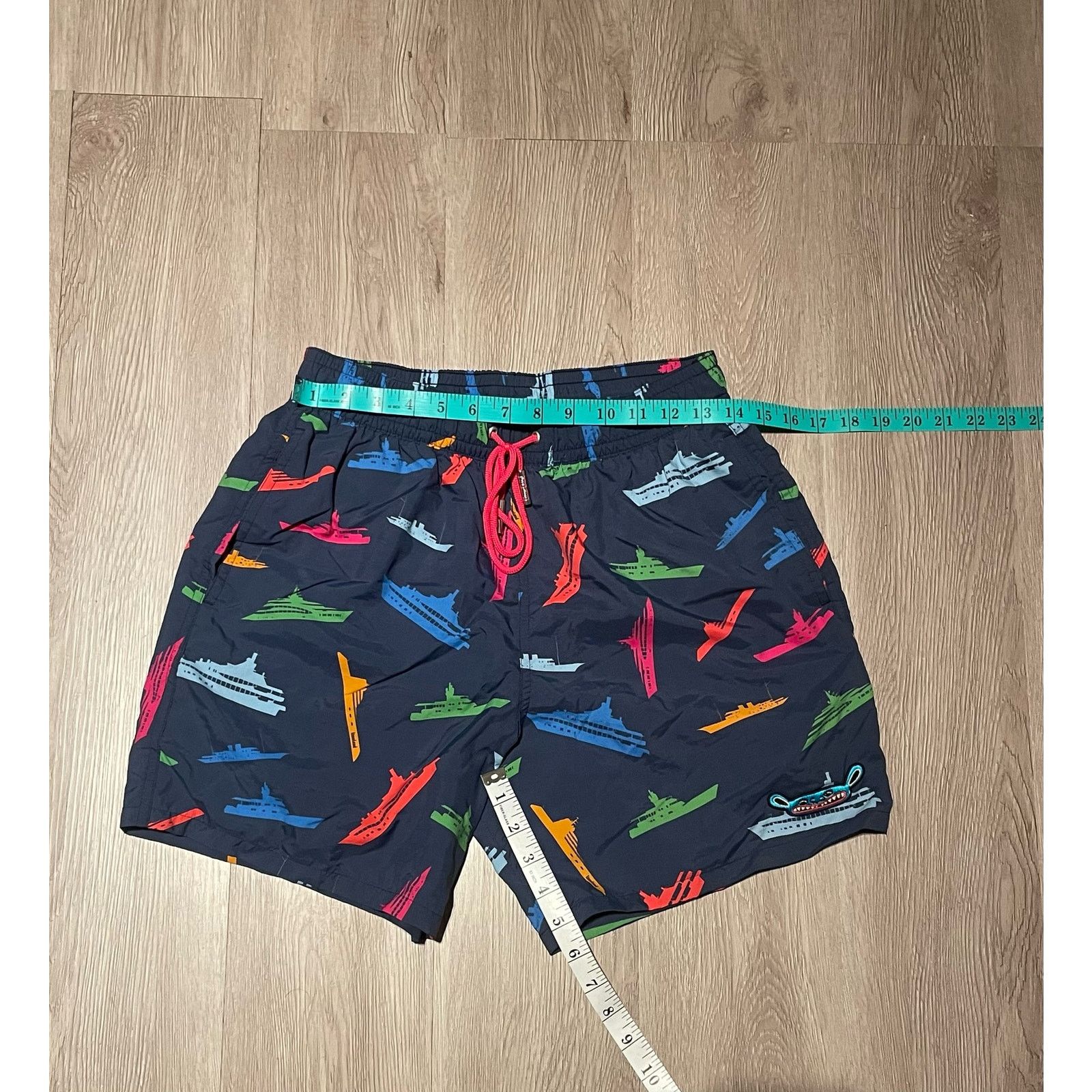 Other Limoland - Swim Trunks / Boats Camo / size L / multi color Size US 35 - 3 Thumbnail