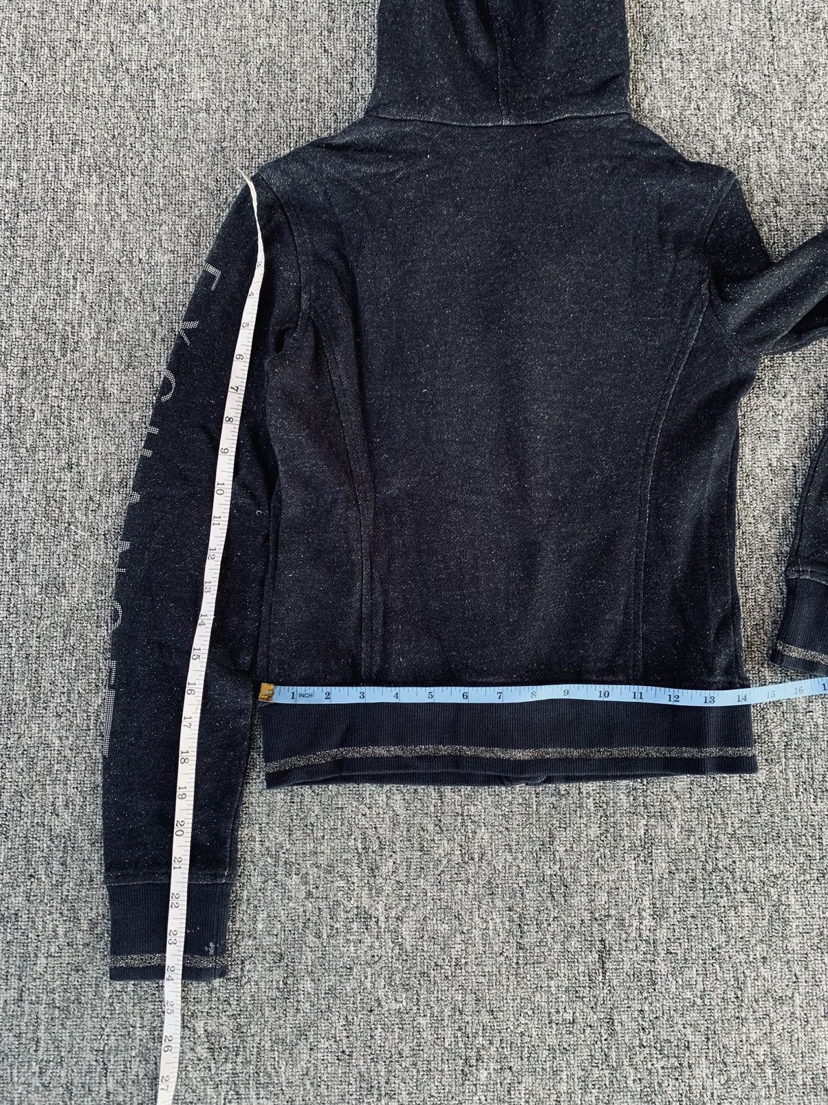 Armani Exchange Armani Exchange Assymmetric Zip Poem Sleeve Jacket Hoodie Size S / US 4 / IT 40 - 10 Thumbnail